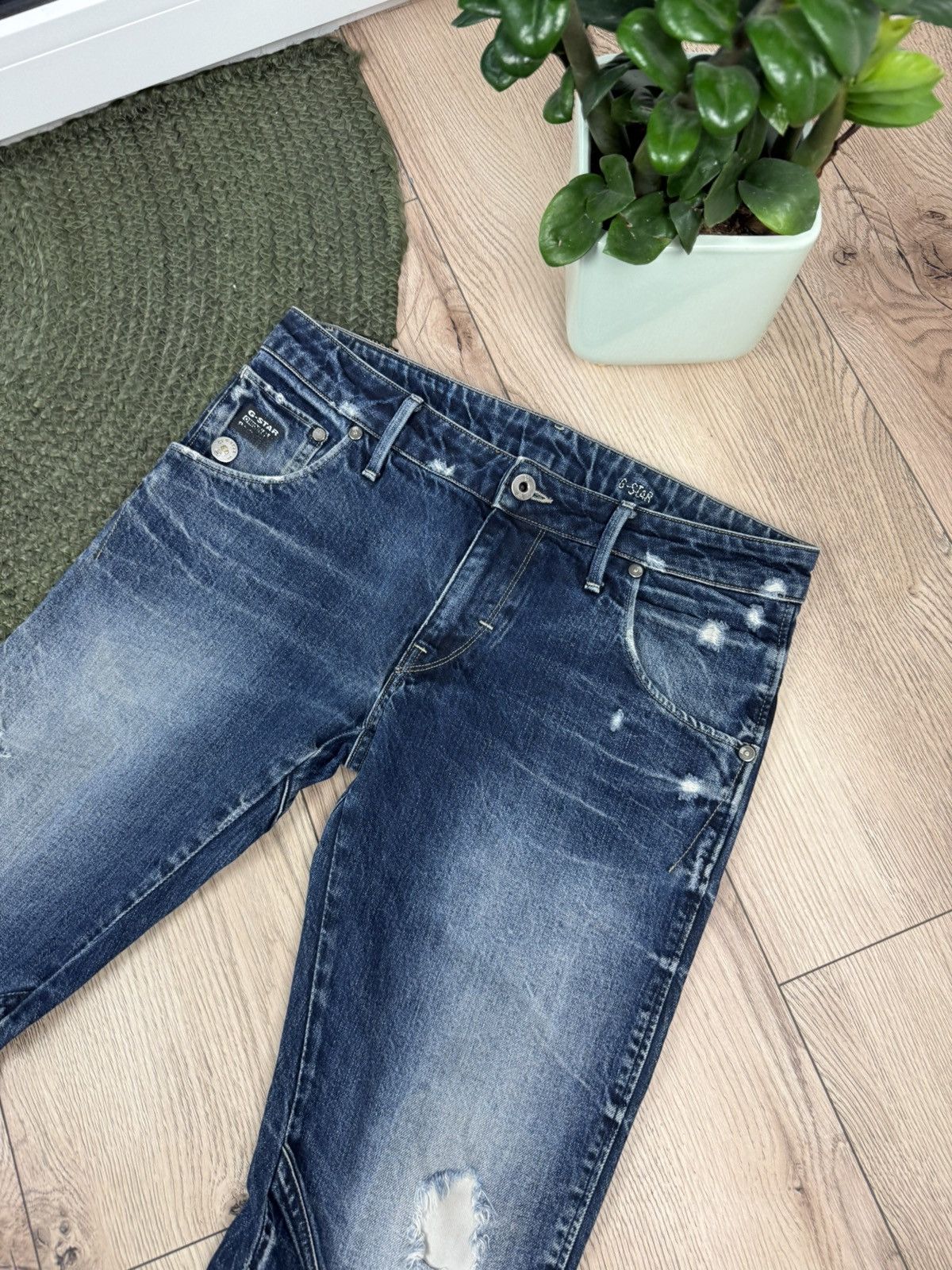 G-Star × Vintage 32/32 Vintage Distressed G-Star Arc Raw 96 Jeans Denim Pants Size US 32 / EU 48 - 4 Thumbnail