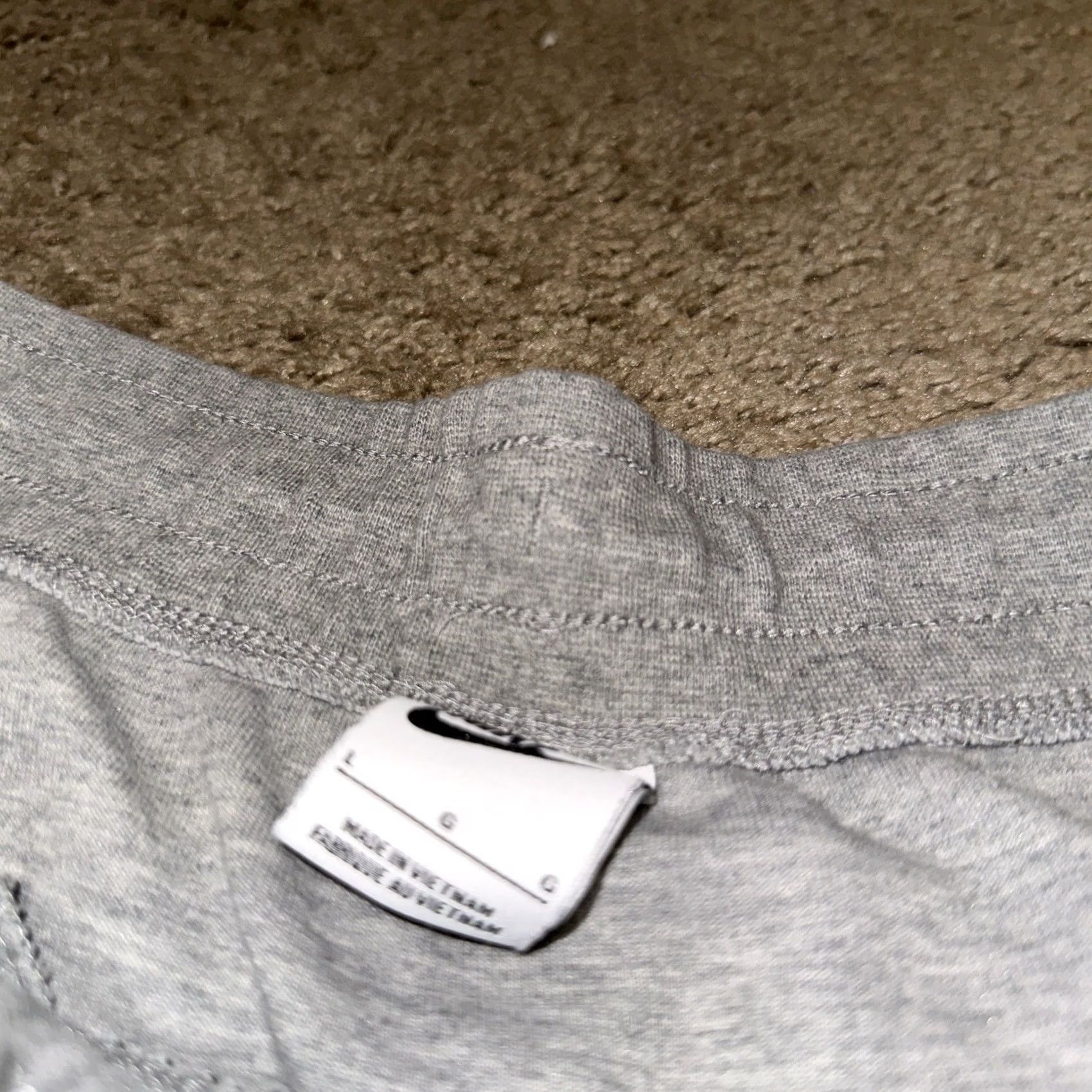 Nike Nike Tech Fleece Pants Womens L Jogger Gray Comfort Pockets Tapered Athletic Activewear Knit Cotton Blend Size 36" / US 14 / IT 50 - 3 Thumbnail