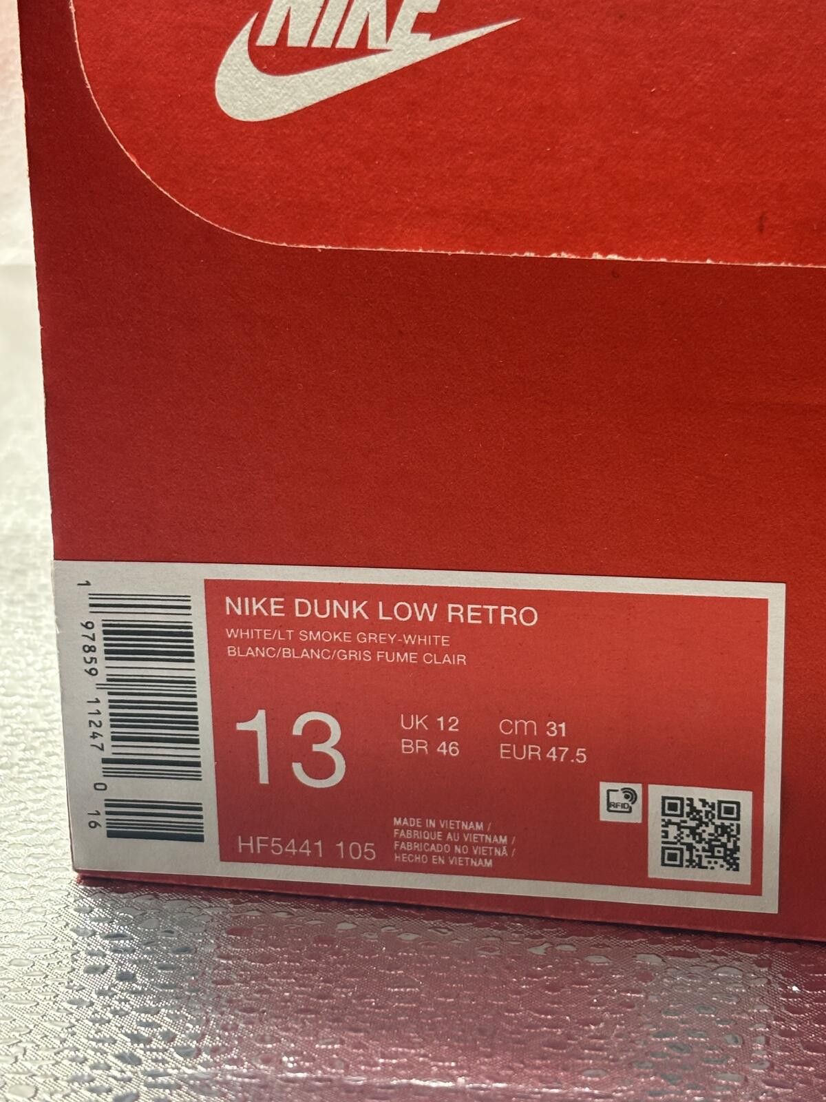 Nike Nike dunk low white light smoke grey Size US 13 / EU 46 - 7 Thumbnail
