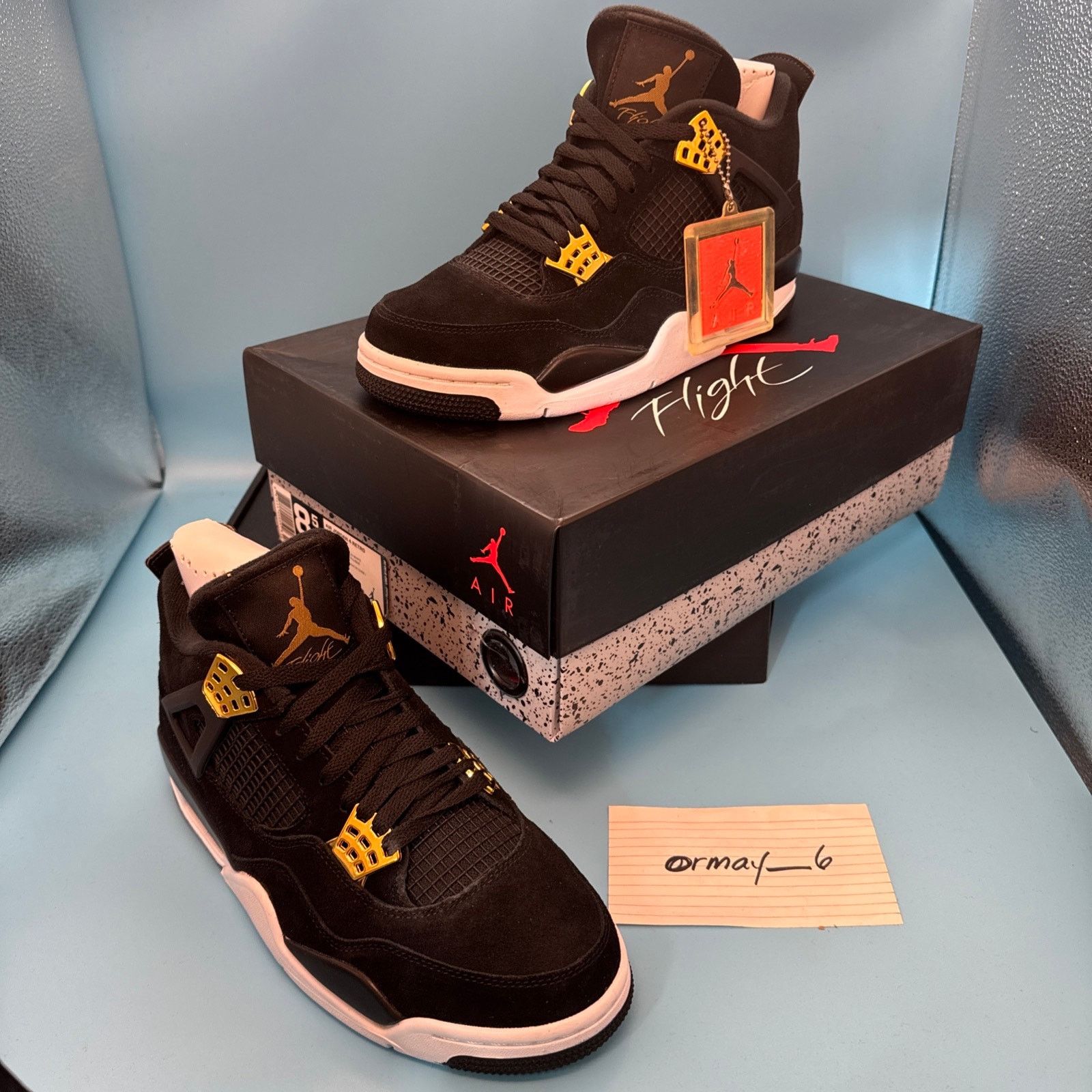 Jordan Brand × Nike Air Jordan Retro 4 "Royalty" 2017 m8.5 w10 Size US 8.5 / EU 41-42 - 1 Thumbnail