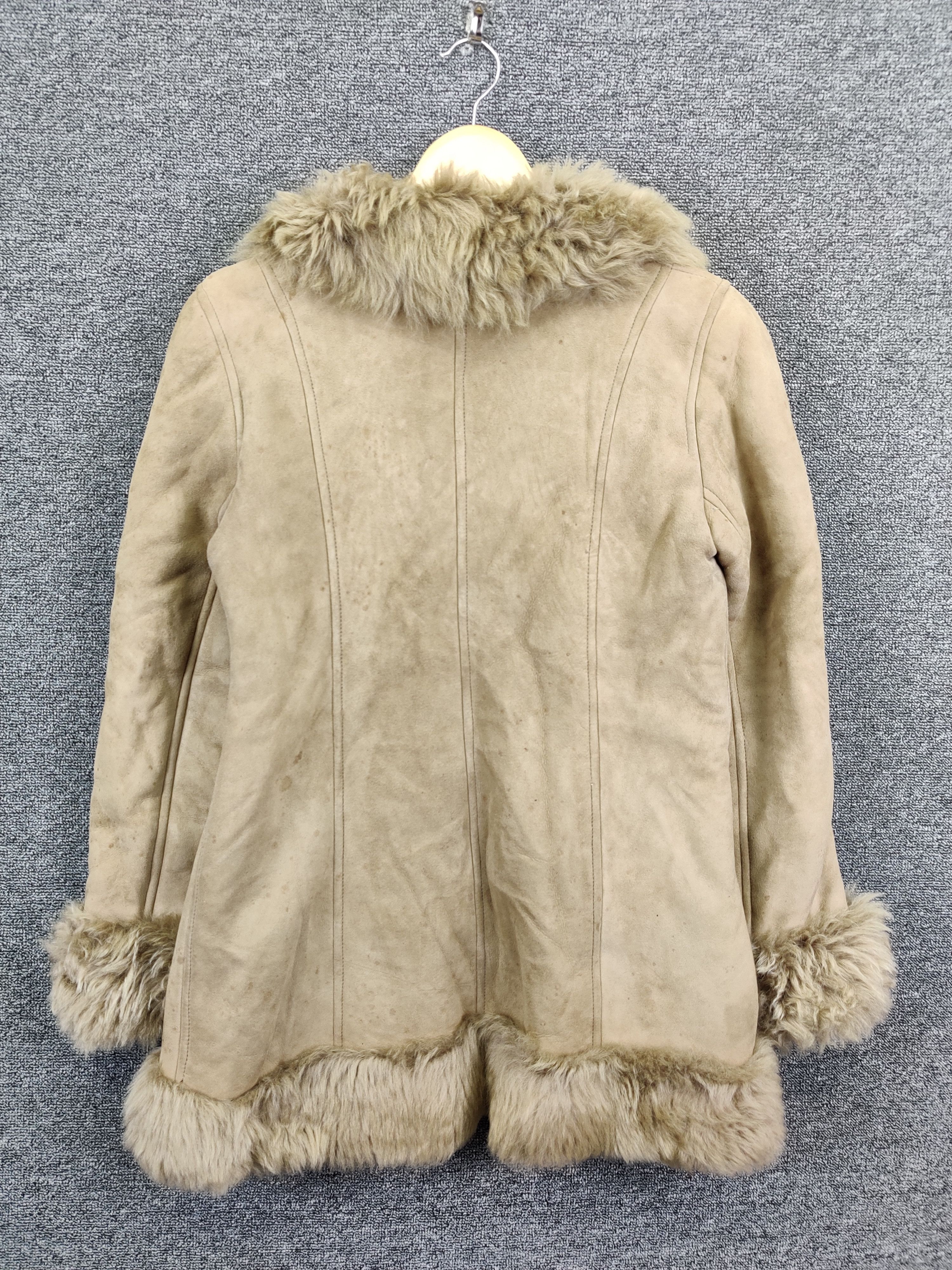 Vintage Vintage Sheepskin Faux Fur Suede Leather Coat Size US M / EU 48-50 / 2 - 6 Thumbnail