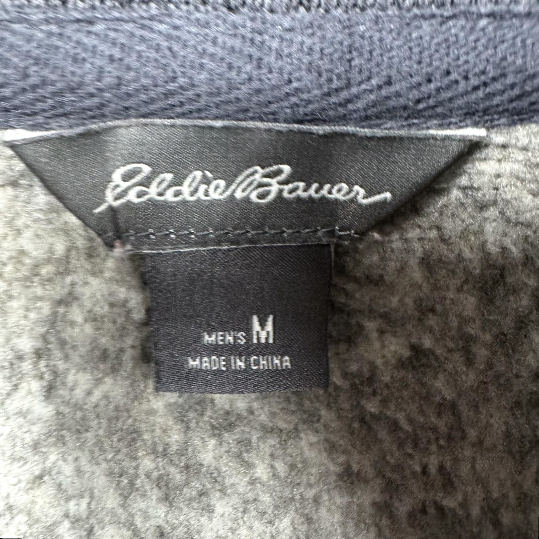 Eddie Bauer Eddie Bauer Sweater Mens Fleece 1/4 Zip Mock Neck Gray M Pullover Outdoor Gorpcore Size US M / EU 48-50 / 2 - 6 Thumbnail