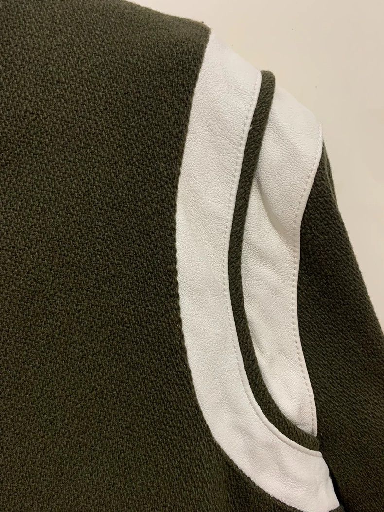 Saint Laurent Paris Saint Laurent Paris Olive green wool patchwork baseball un Size US L / EU 52-54 / 3 - 5 Thumbnail