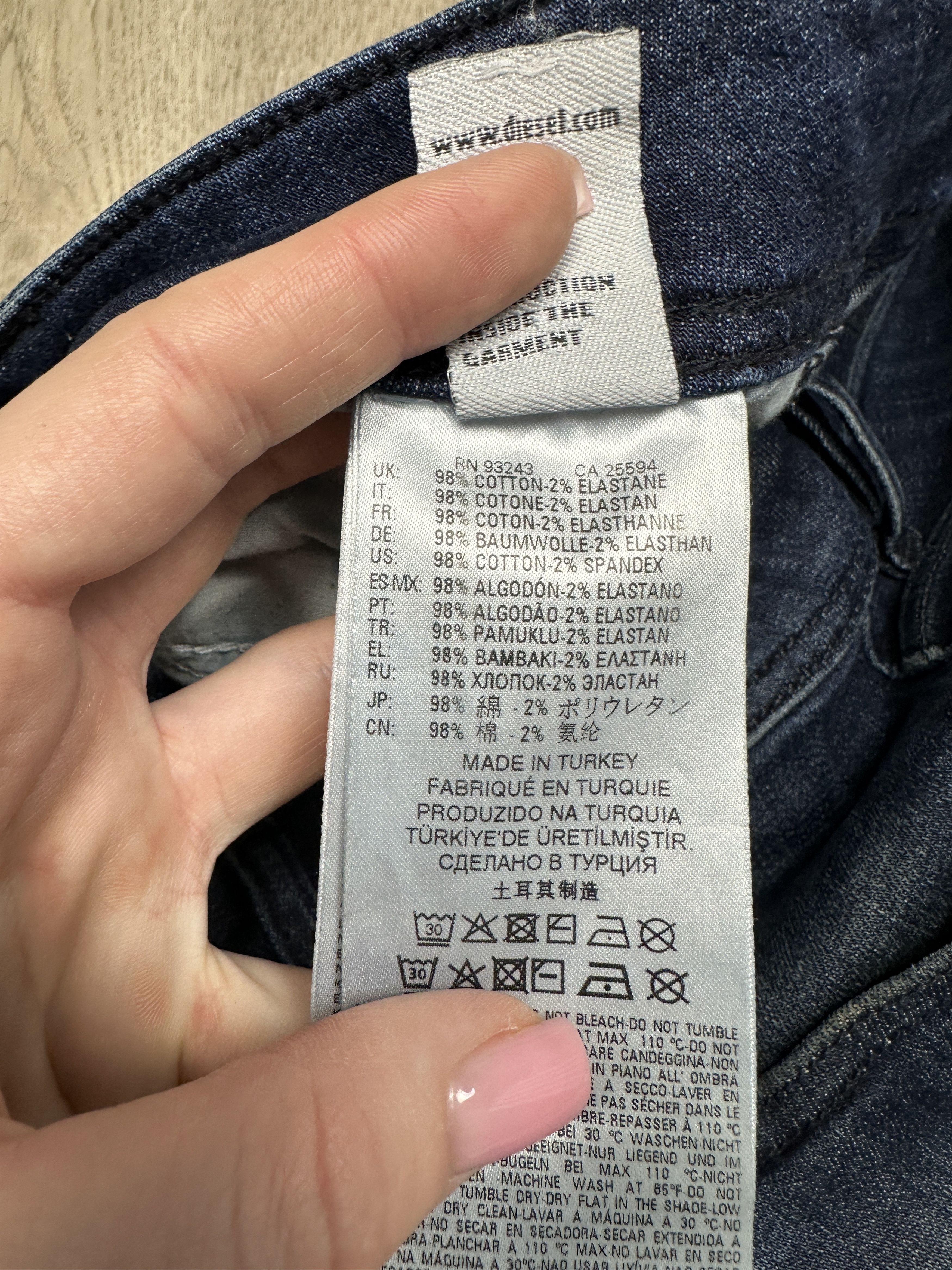 Diesel Diesel Troxer Mens Denim Pants Jeans Size US 34 / EU 50 - 6 Thumbnail