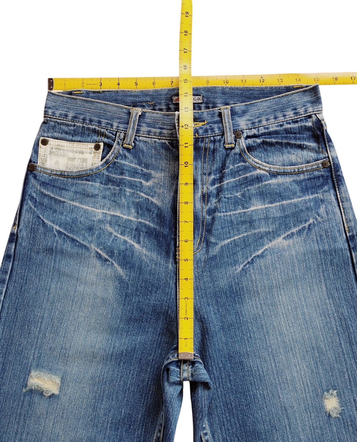Mecca Mecca Streetwear Baggy Distressed Denim Jeans ♦️ Size 30”x29” Size US 30 / EU 46 - 12 Thumbnail