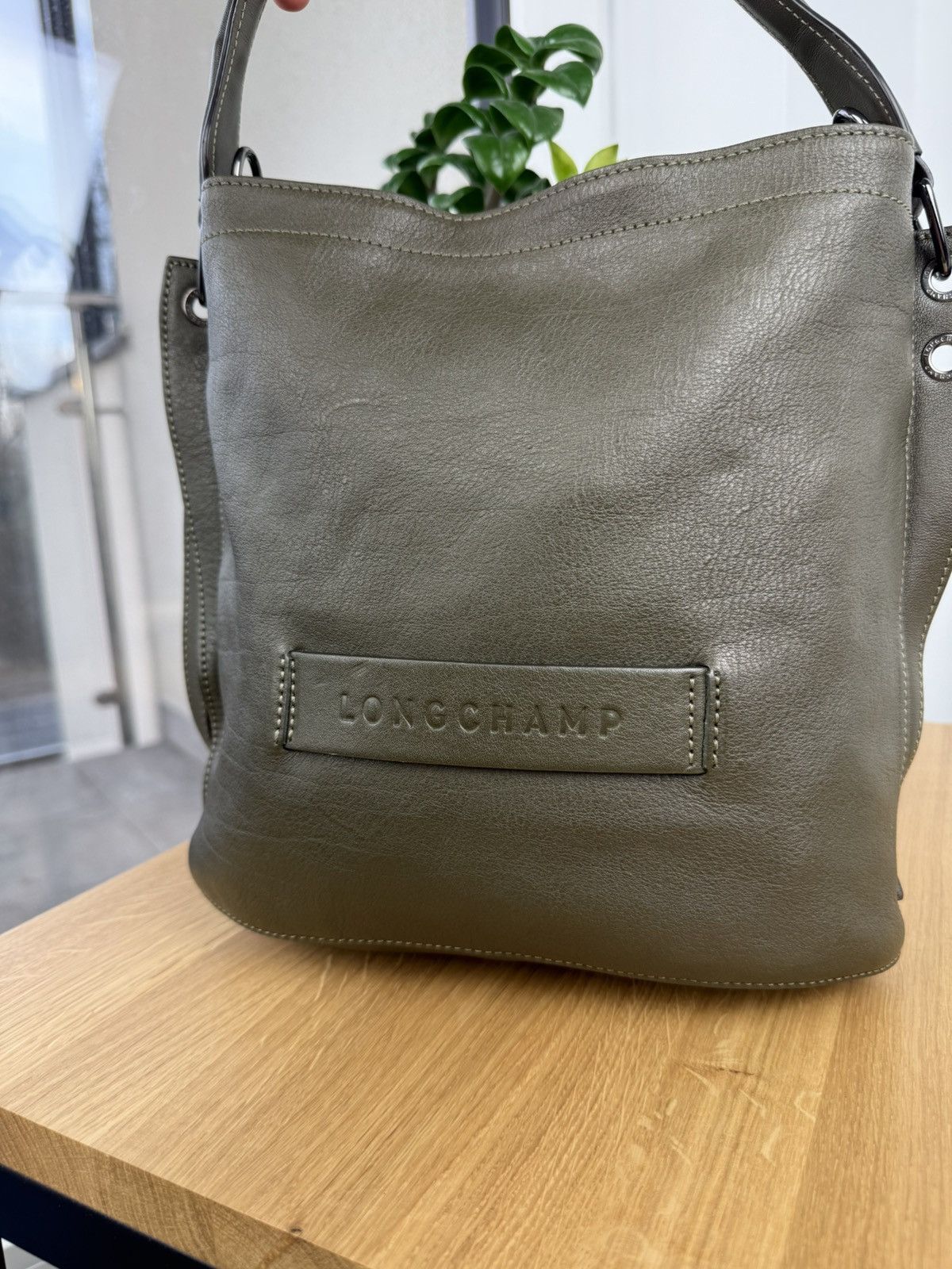 Longchamp Longchamp Shoulder Leather Bag Size ONE SIZE - 3 Thumbnail