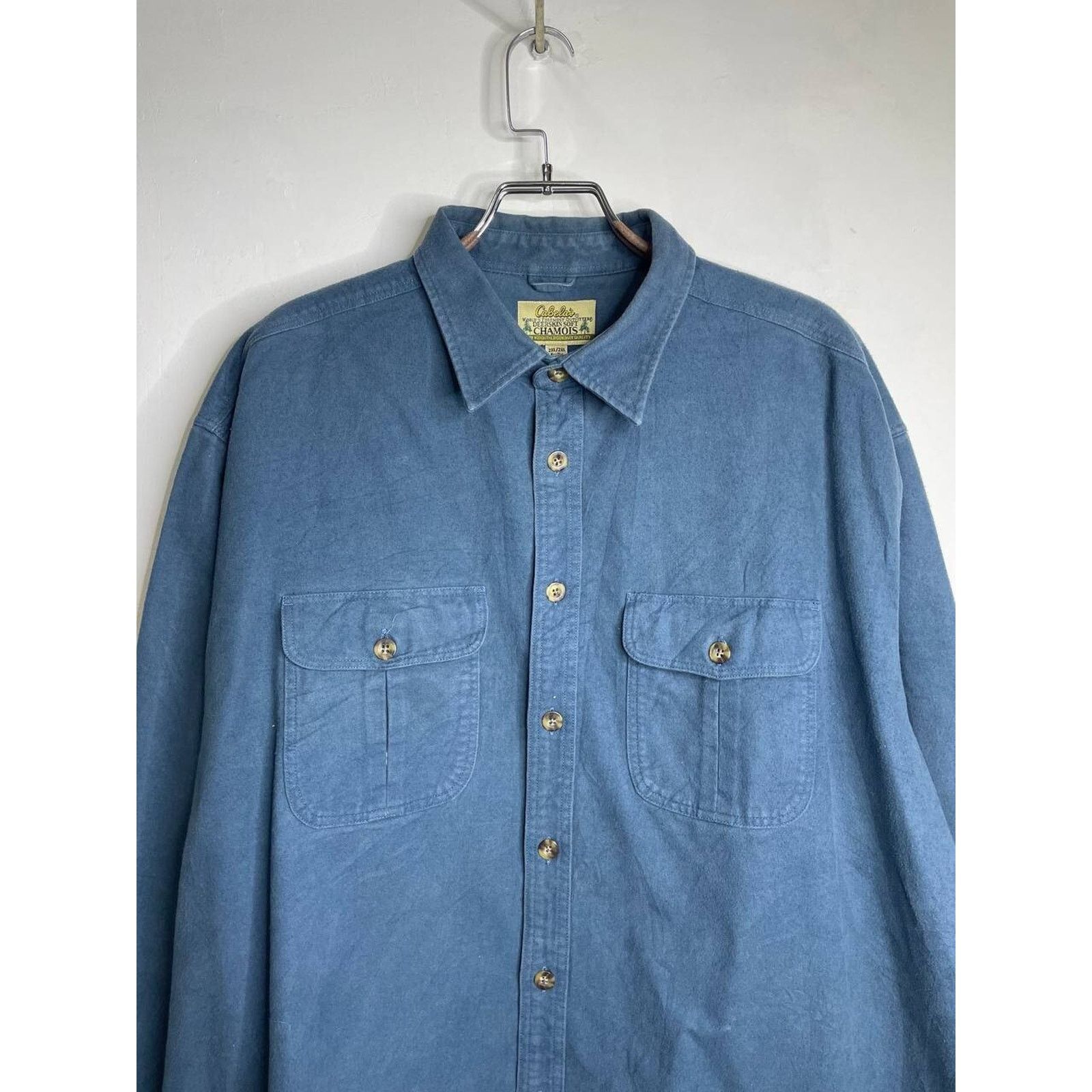 Cabelas Vintage Cabela’s Deerskin Soft Chamois Shirt Flannel 2XL Size US XXL / EU 58 / 5 - 6 Thumbnail