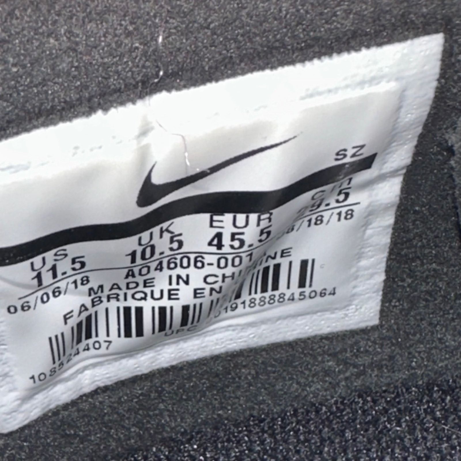 Nike × Off-White Nike Air Force 1 Low Off-White “Black” - Size 11.5 - Used Size US 11.5 / EU 44-45 - 11 Thumbnail