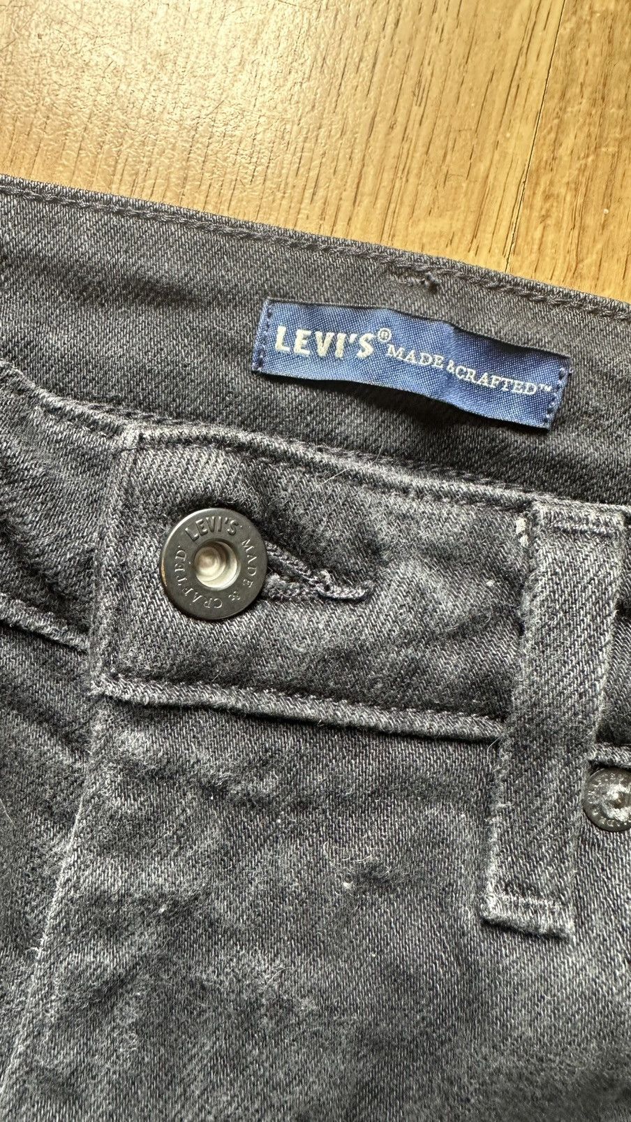 Levi's Made & Crafted Levi’s Made & Crafted Tack Slim 32x31 gray denim Size US 32 / EU 48 - 9 Thumbnail
