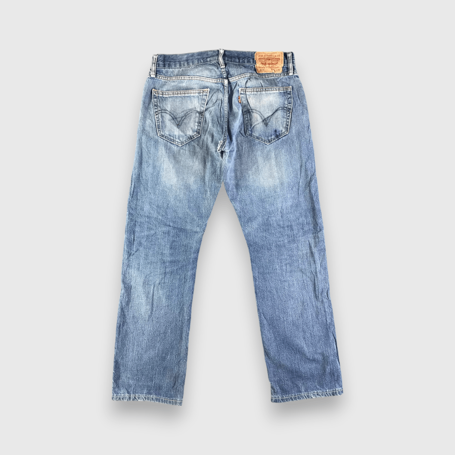 Levi's Vintage Blue Wash Levis 514 Jeans-J3342 Size US 32 / EU 48 - 2 Thumbnail