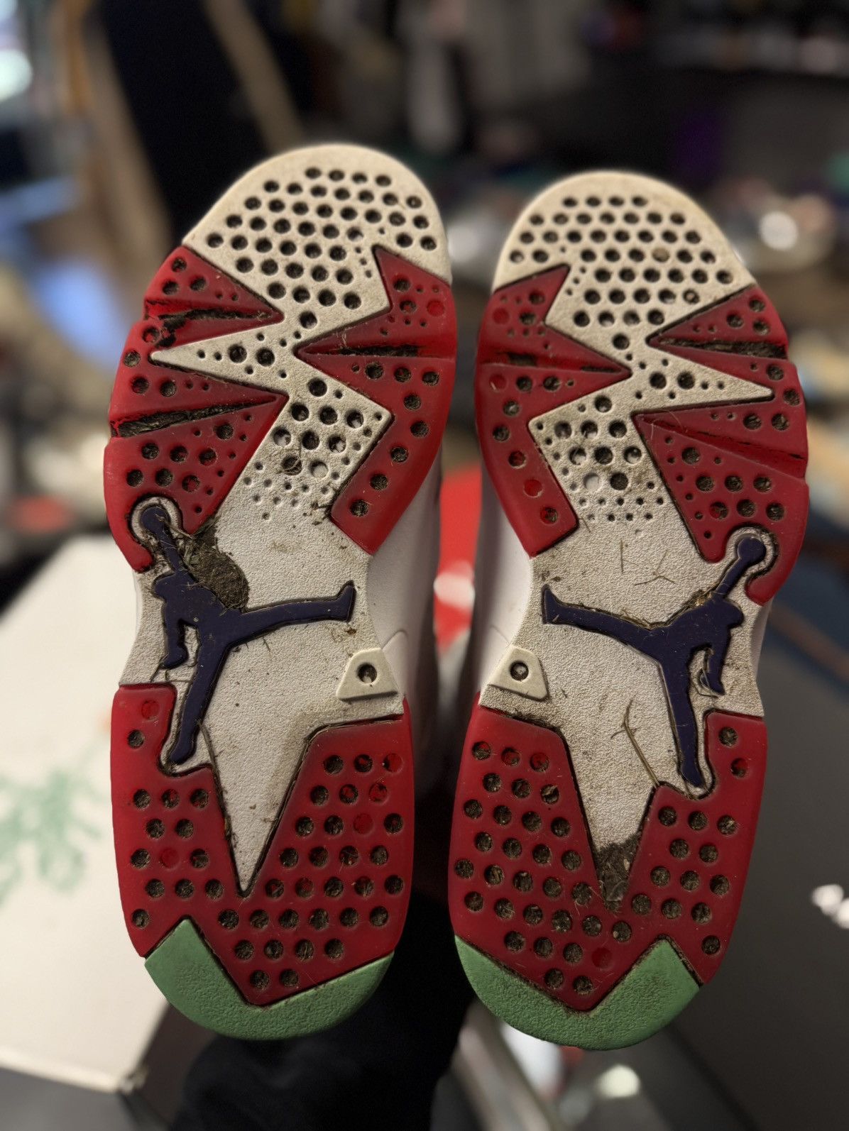 Jordan Brand × Nike Jordan 6 Hare Size 9 Pre Owned W Box Beaters Size US 9 / EU 42 - 12 Thumbnail