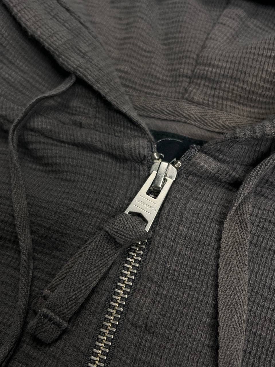 Allsaints × Japanese Brand × Vintage ⚡️QUICK SALE⚡️ALLSAINTS WAFFLE BOXY ZIP HOODIE XS Size US XS / EU 42 / 0 - 3 Thumbnail