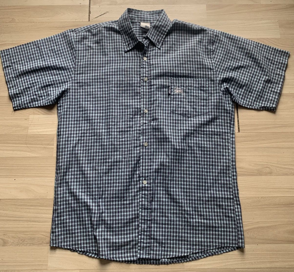 Stussy × Vintage Vintage Shirt Stussy Size US L / EU 52-54 / 3 - 1 Thumbnail