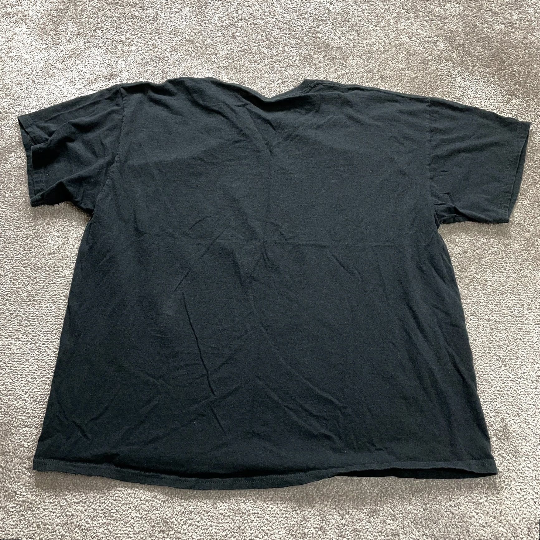 Gildan Gildan Heavy Cotton T-Shirt Unisex Adults 2XL Black Crew Neck Short Sleeve Casual 90s Size US XXL / EU 58 / 5 - 2 Thumbnail