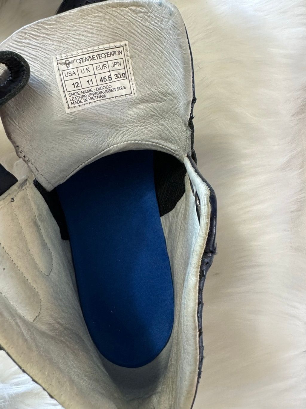 Creative Recreation Creative Recreation | Blue Croc Embossed Sneakers | 12 Size US 12 / EU 45 - 9 Thumbnail