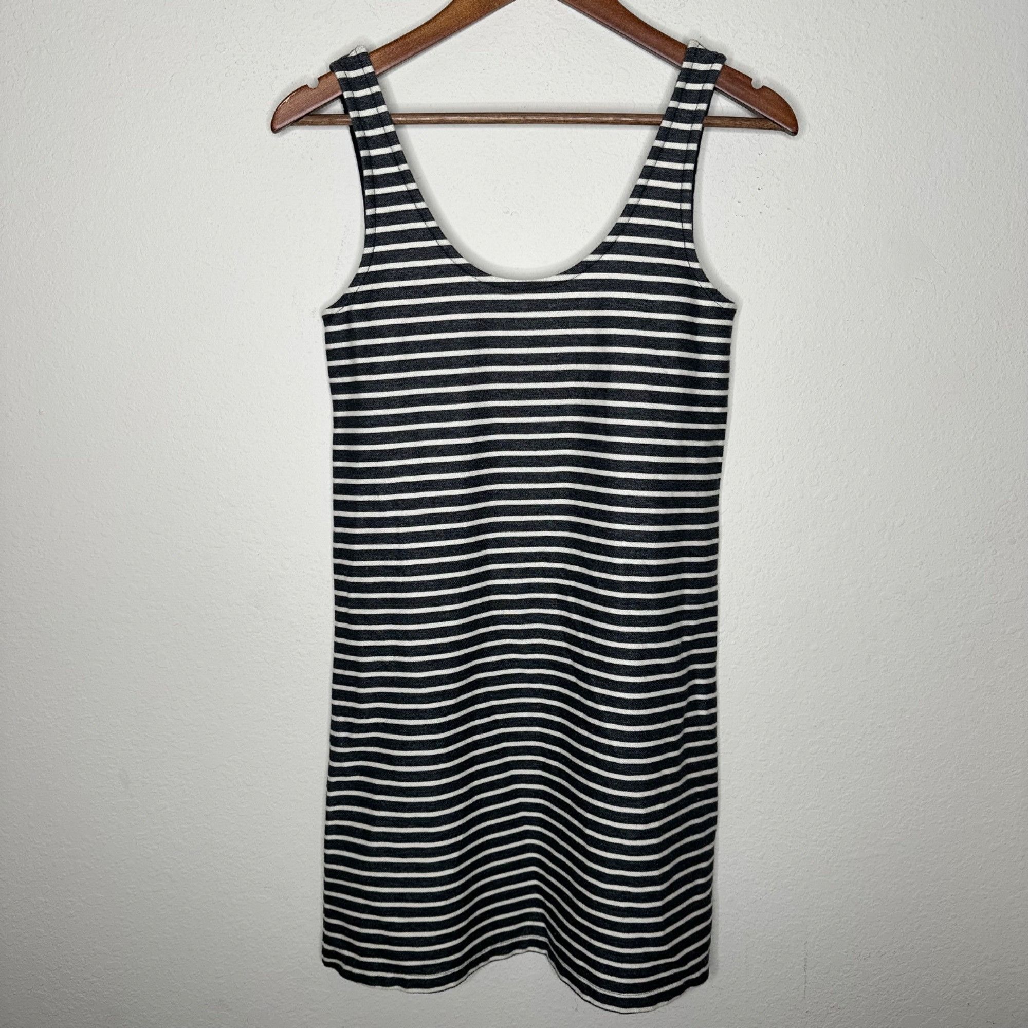 Madewell Madewell Striped Tank Dress black, white Sz XS Size XS / US 0-2 / IT 36-38 - 3 Thumbnail