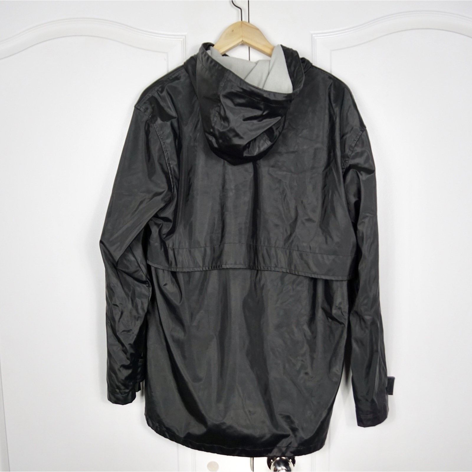 & Other Stories Charles Klein Size XL Polyvinyl Rain Jacket Black Rain XL Size XL / US 12-14 / IT 48-50 - 5 Thumbnail