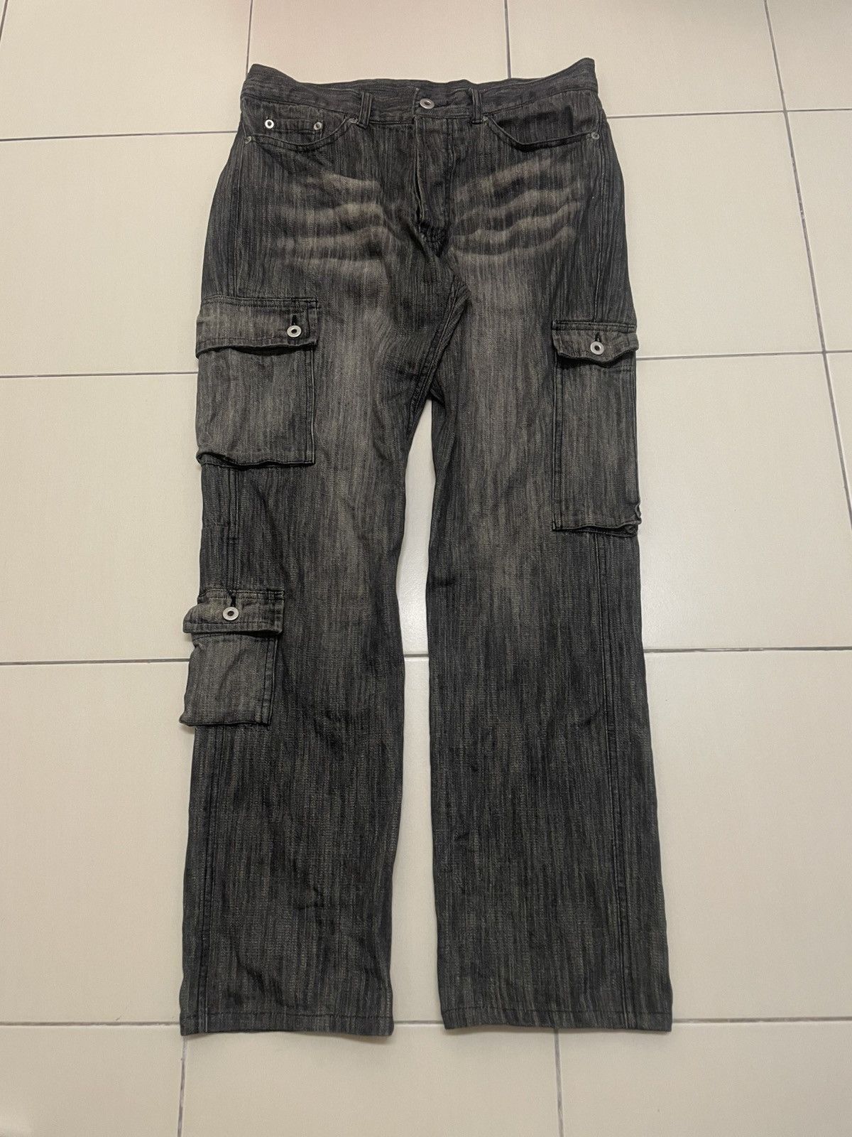 Japanese Brand LAV Cargo Denim Pants Size US 31 - 1 Thumbnail
