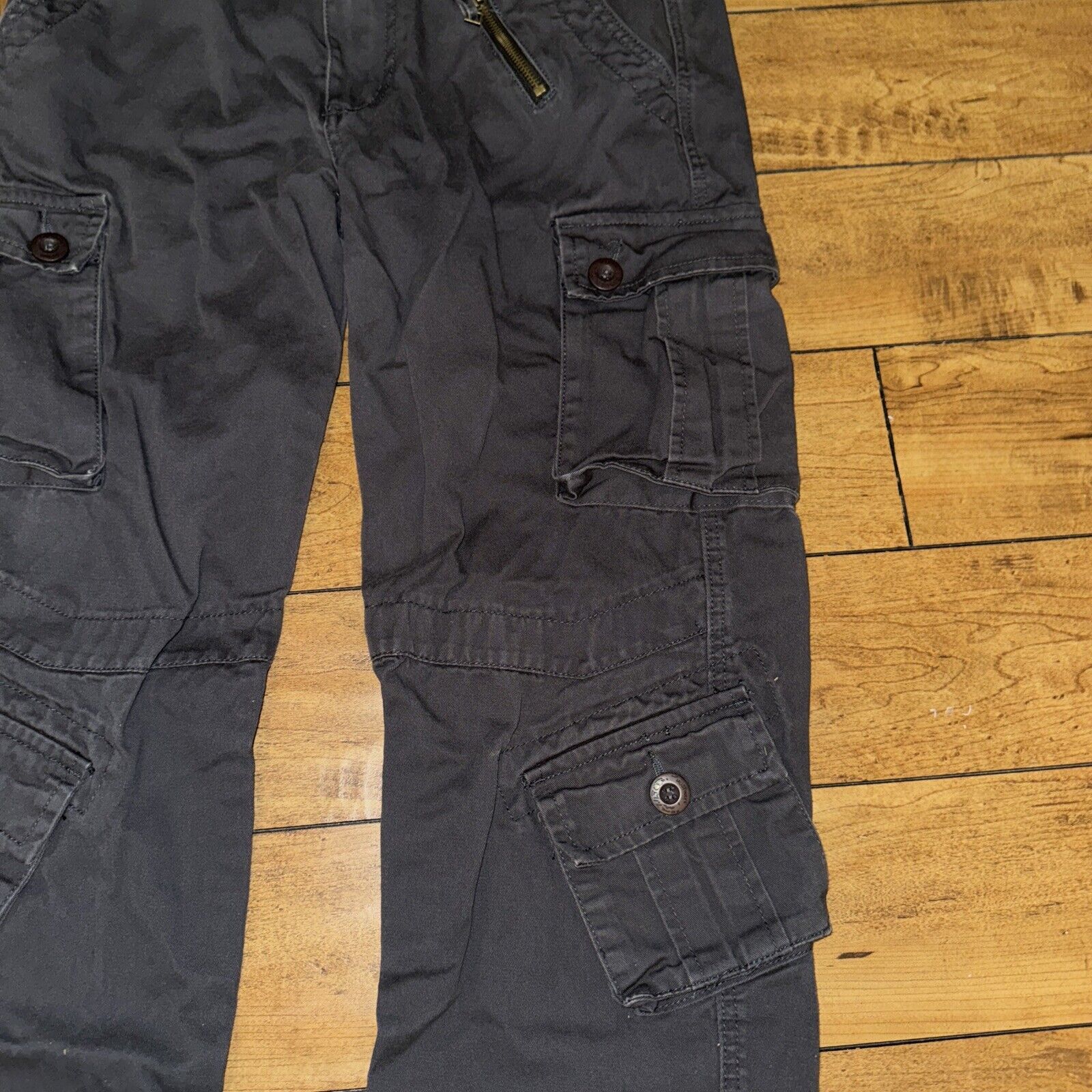 Japanese Brand × Vintage Must Way Cargo Pants Dark Gray 32x29 Size US 32 / EU 48 - 4 Thumbnail
