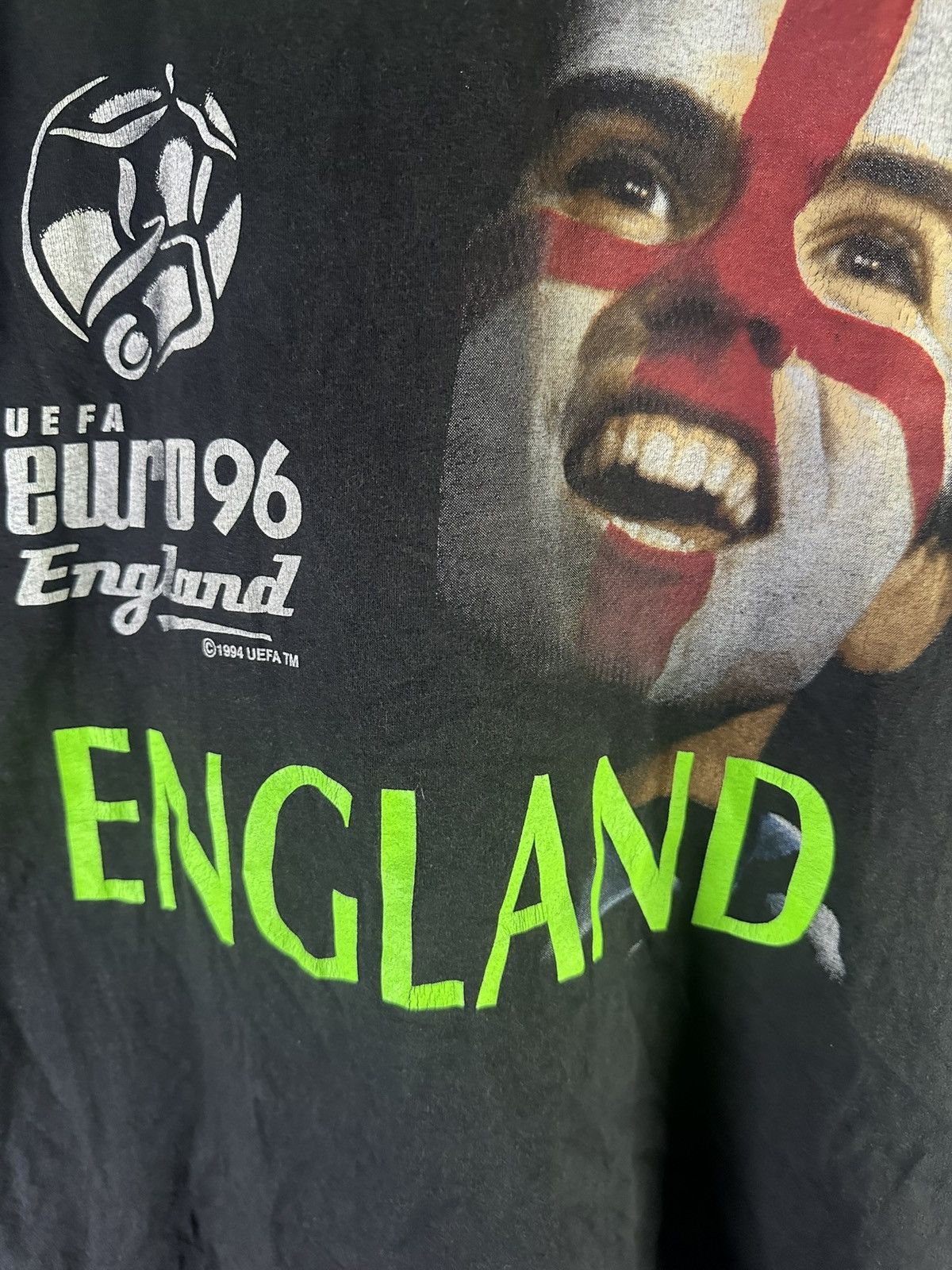 Palace × Umbro Vintage Umbro Uefa Euro 96 England Sunfaded Tshirt Size US M / EU 48-50 / 2 - 6 Thumbnail