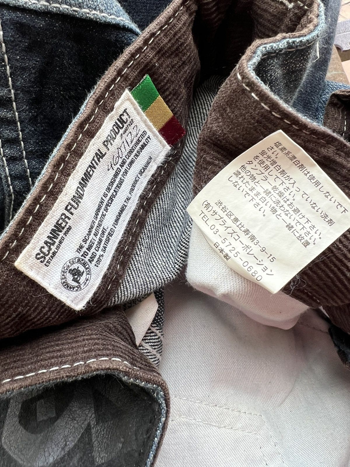 Vintage Vintage Scanner Fundamental Products Japan Blue Denim Jeans Size US 32 / EU 48 - 22 Thumbnail