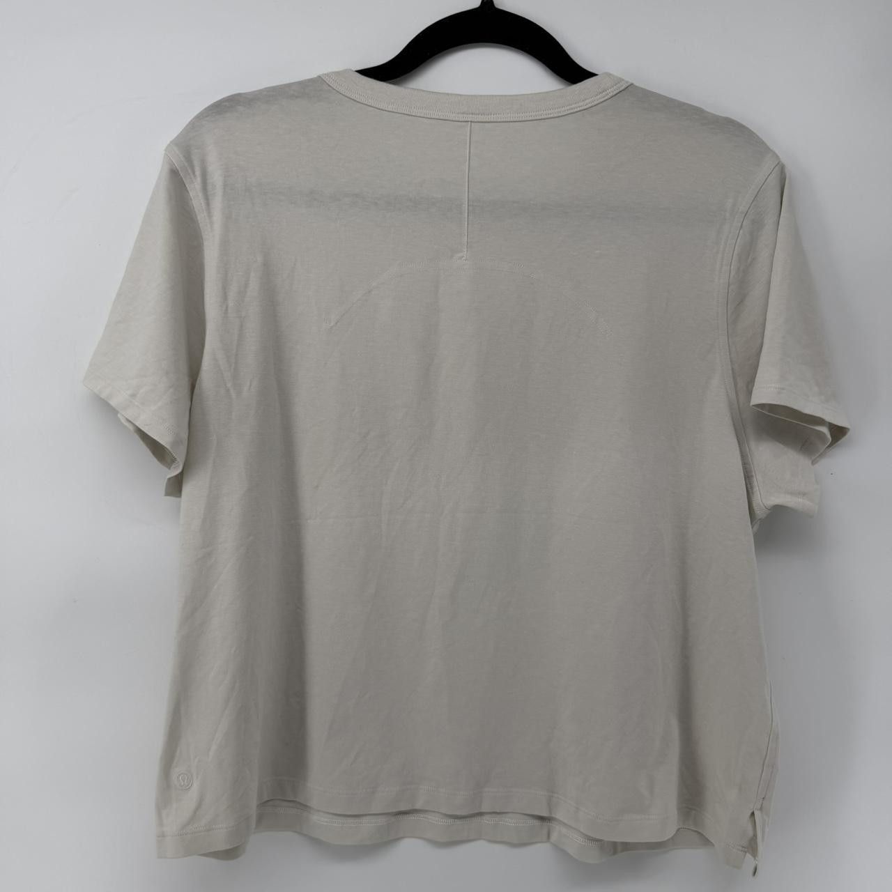 Lululemon Lululemon Gray Sand Boxy Tee Short Sleeve Top Large Size L / US 10 / IT 46 - 2 Thumbnail