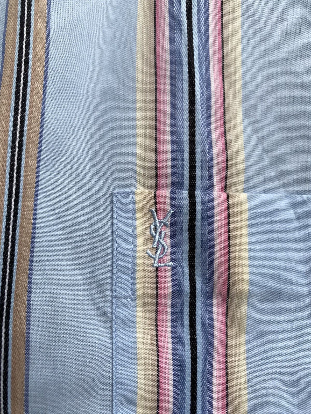 Yves Saint Laurent Multicolor YSL Shirt Summer Size US XXL / EU 58 / 5 - 2 Thumbnail