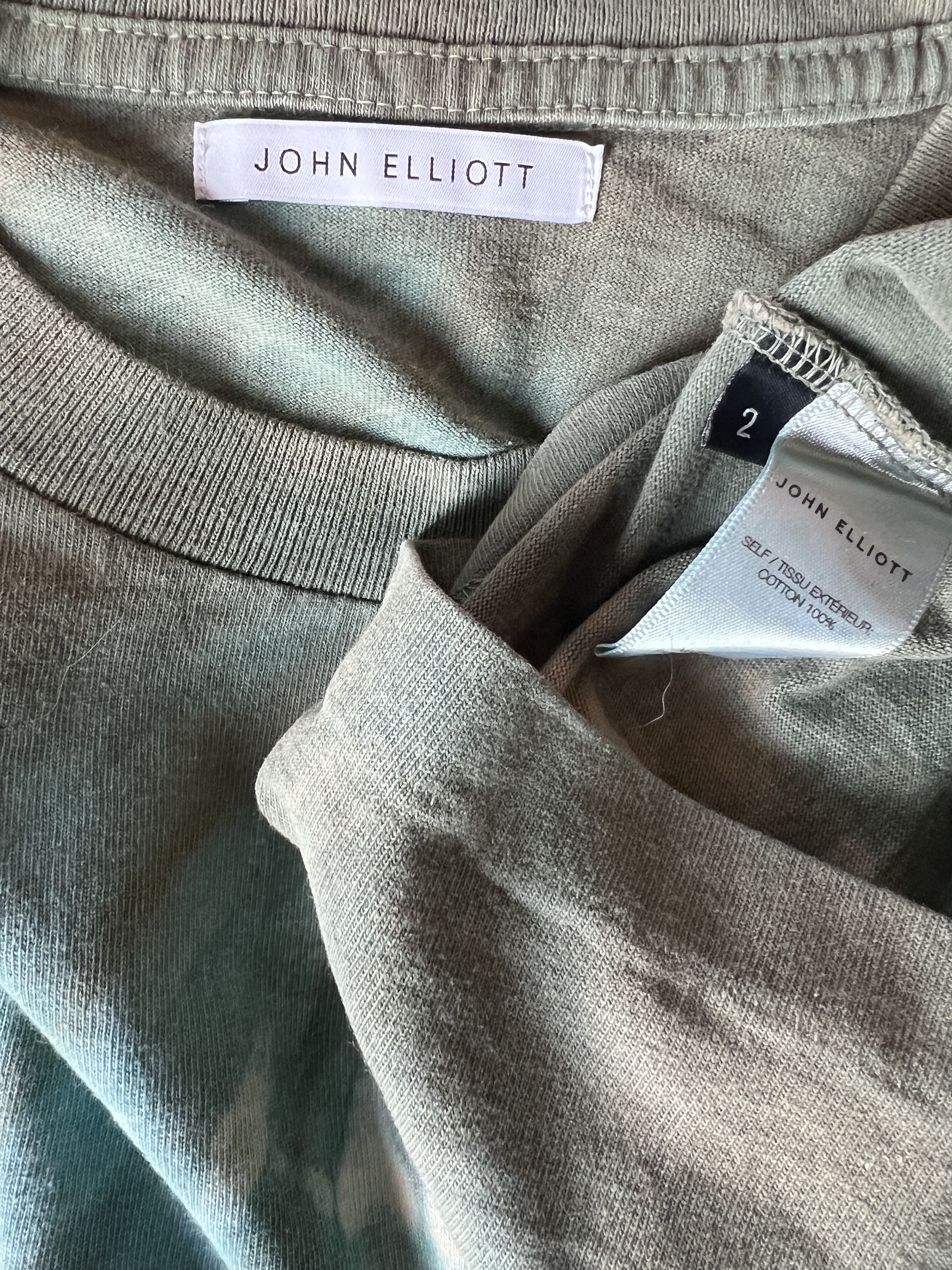John Elliott Long Sleeve University T-Shirt Size US M / EU 48-50 / 2 - 4 Thumbnail