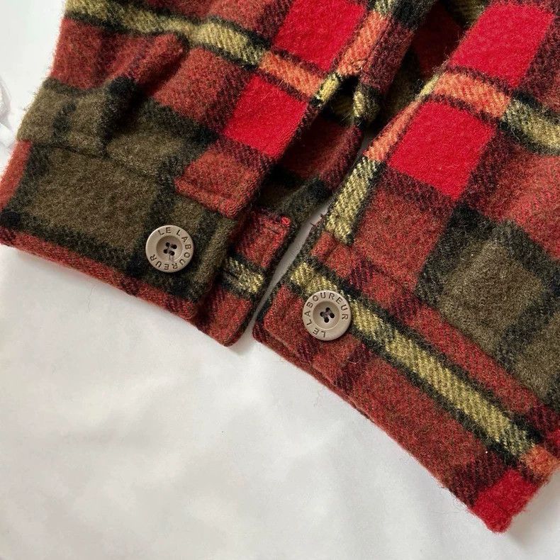 Comme des Garcons Comme Des Garcons Co-branded wool plaid jacket coat Size US XS / EU 42 / 0 - 5 Thumbnail