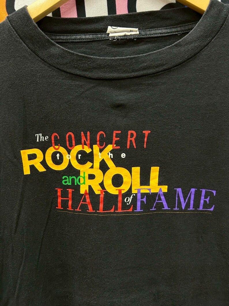 Vintage Vintage 90s Rock and Roll Hall Of Fame tshirt size XL Size US XL / EU 56 / 4 - 4 Thumbnail
