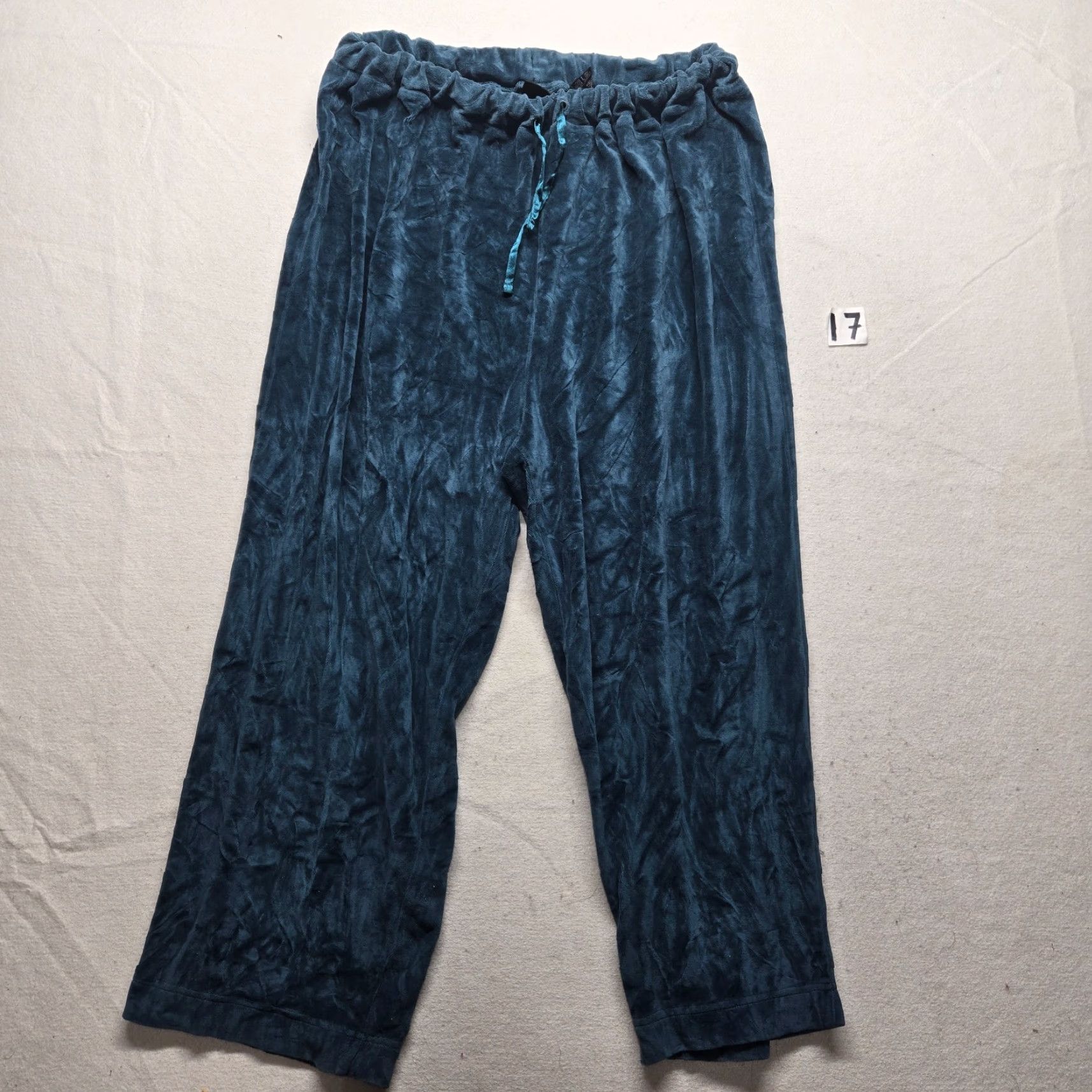 Vintage Bobbie Brooks Blue Sweatpants Women's 2XL Pull On Elastic Waist Straight Leg Casual Pants Pants Size 40" / US 18 - 2 Thumbnail