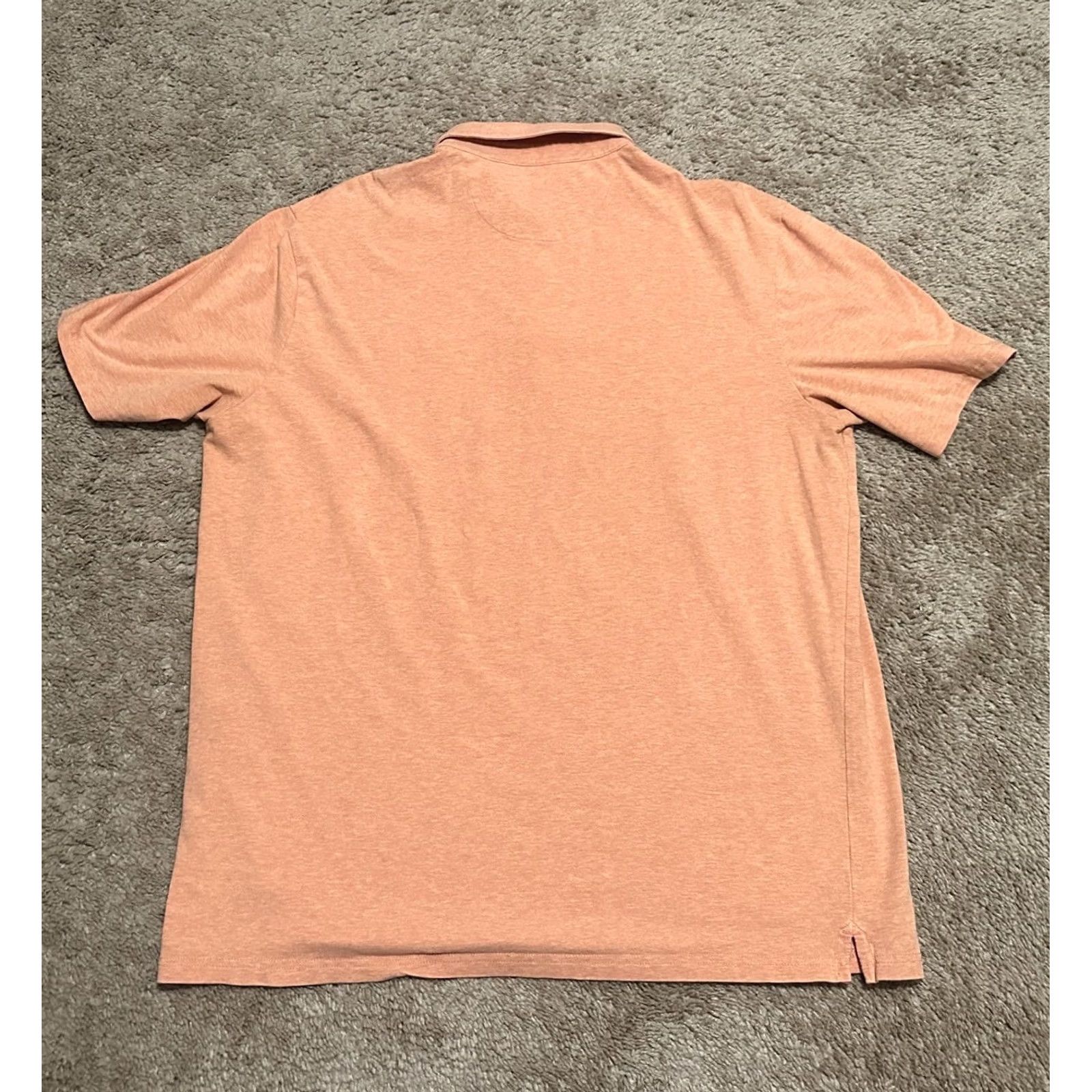 johnnie-O johnnie-O Polo Shirt Mens L Golf Preppy Performance Breathable Orange Size US L / EU 52-54 / 3 - 5 Thumbnail