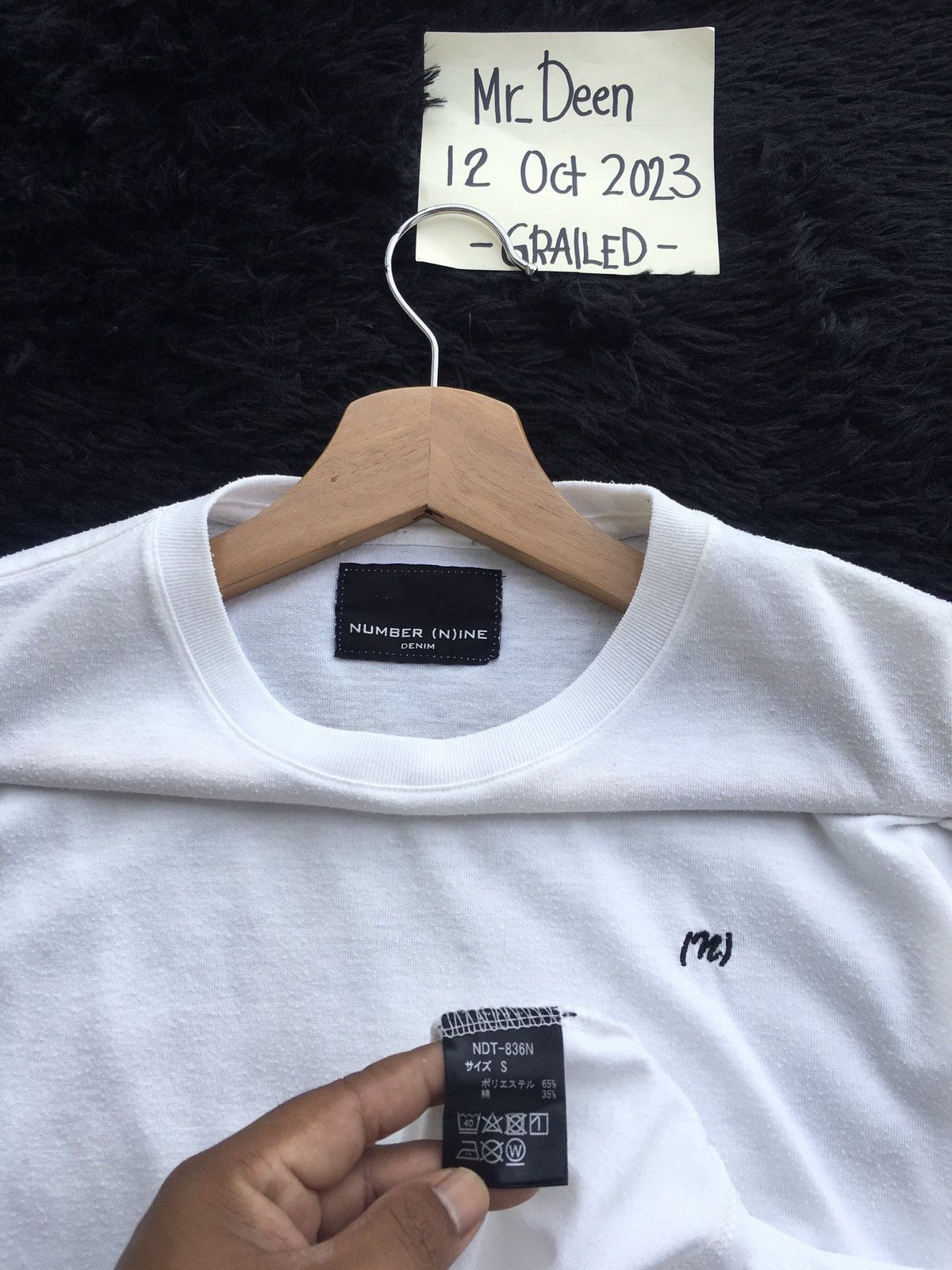 Number (N)ine Rare Number Nine (n) Denim Stars Tshirt Size US S / EU 44-46 / 1 - 14 Thumbnail