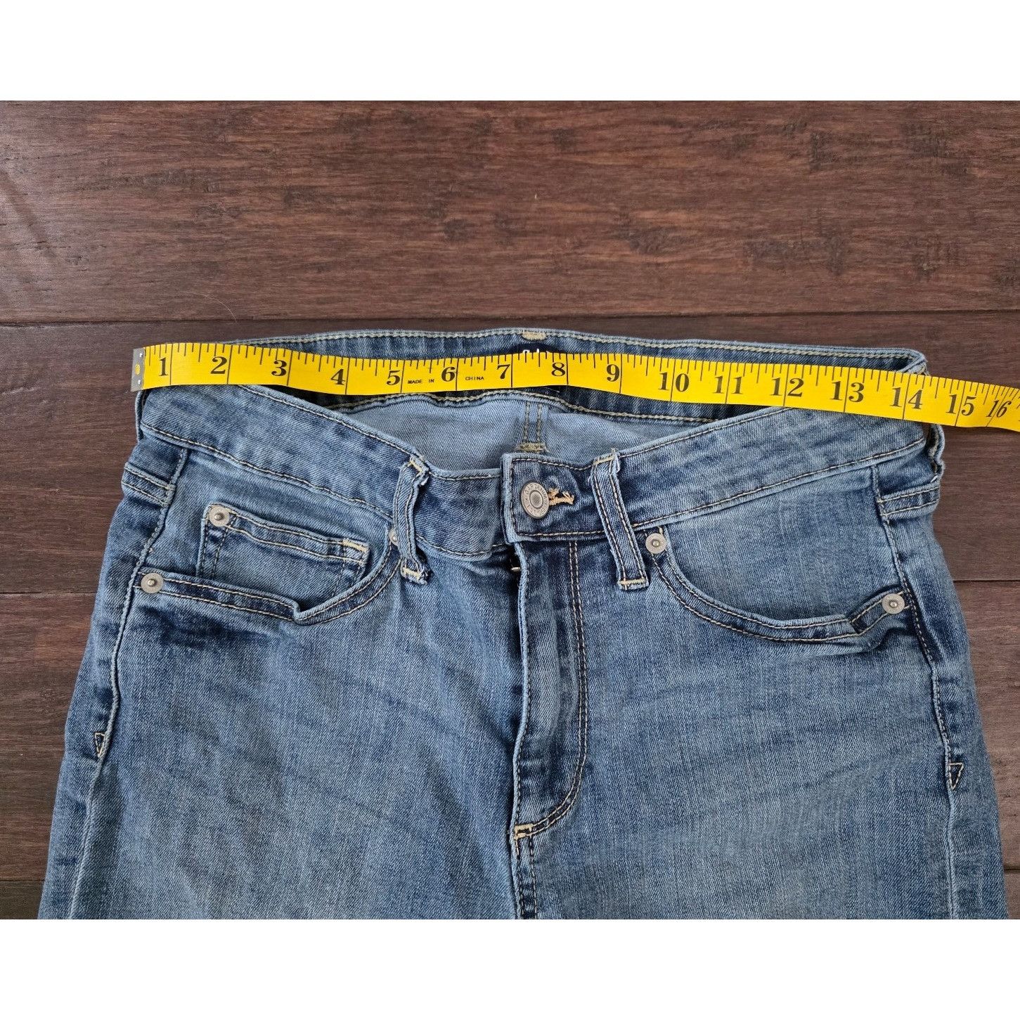 Gap Gap light-wash 30 Curvy True Skinny Blue Jeans Size 28" / US 6 / IT 42 - 3 Thumbnail