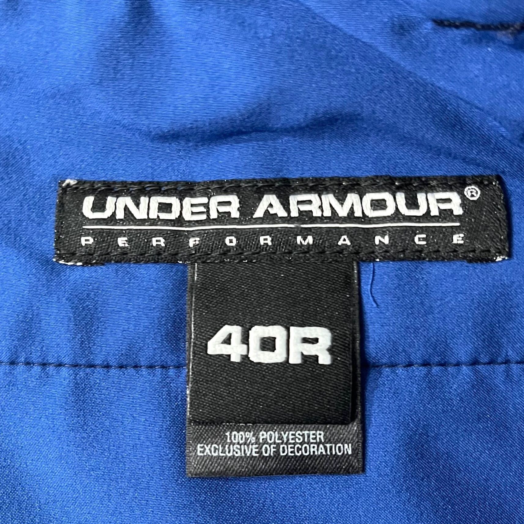 Under Armour Under Armour Shorts Mens Size 40 x 10" Blue Plaid Golf Performance Sport Stretch Size US 40 / EU 56 - 2 Thumbnail