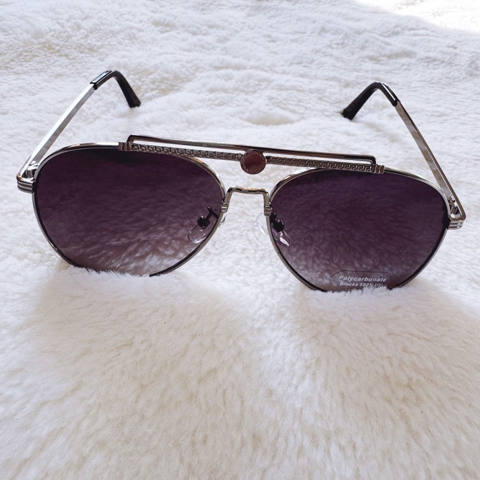 Other Donna Black W/ Silver Rim Aviator Sunglasses Size ONE SIZE - 3 Thumbnail