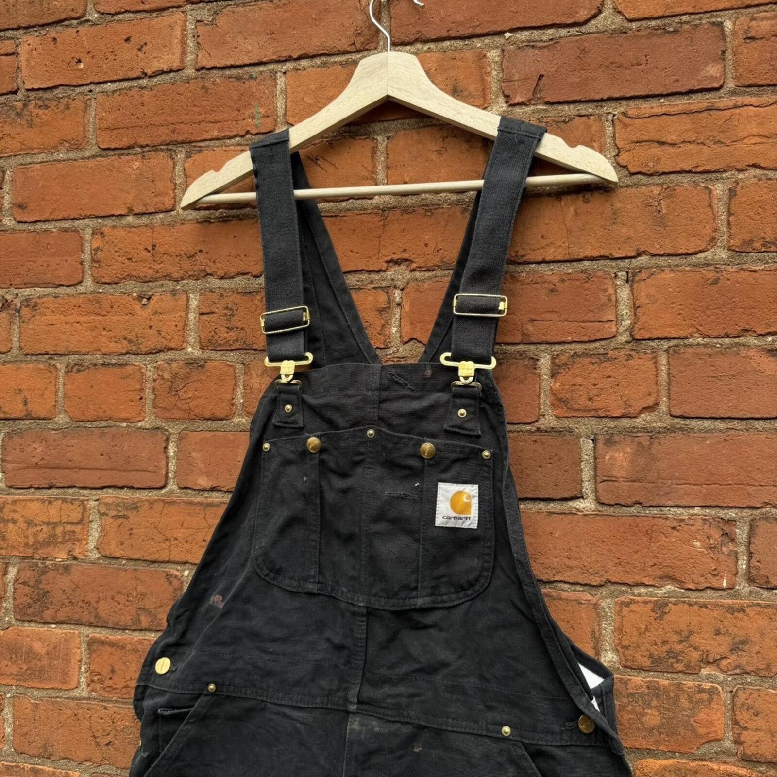 Carhartt vintage carhartt double knee overalls 00s 36x34 Size US 36 / EU 52 - 1 Thumbnail