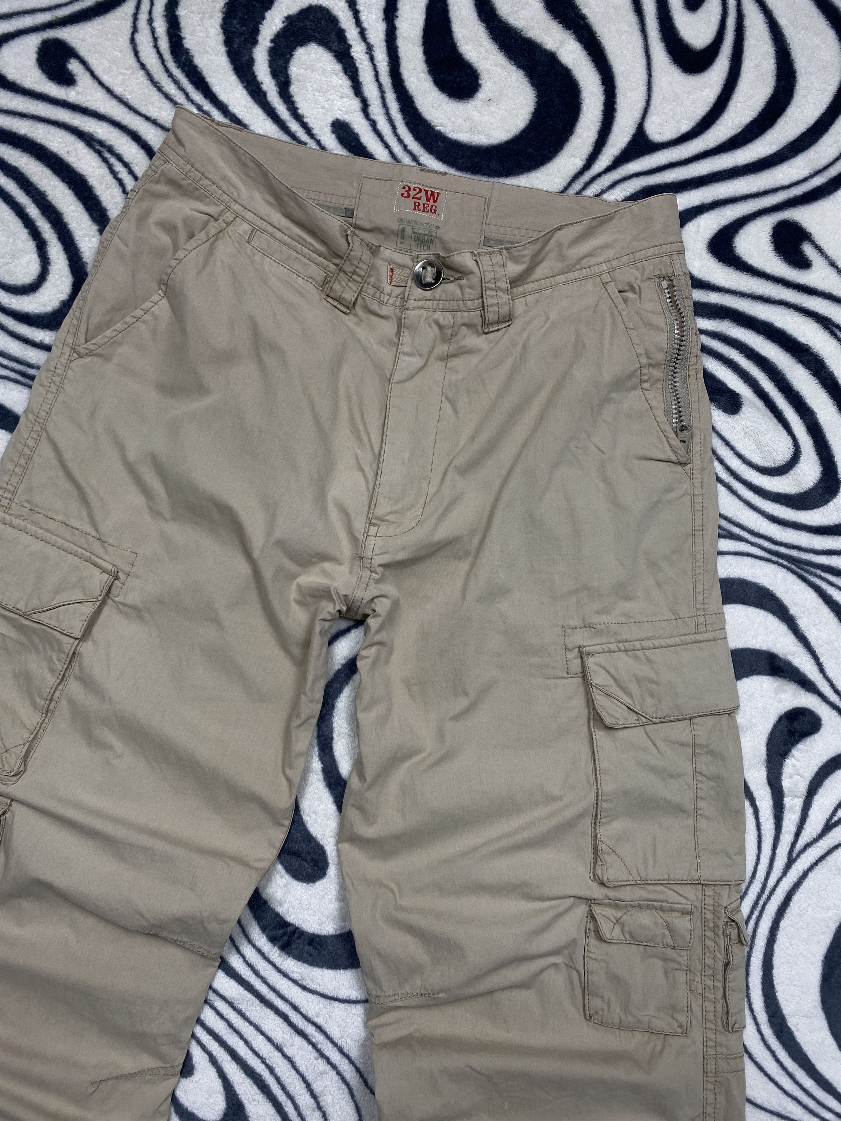 20471120 Vintage Military Cargo Pants Y2K Double Knee Size US 32 / EU 48 - 2 Thumbnail