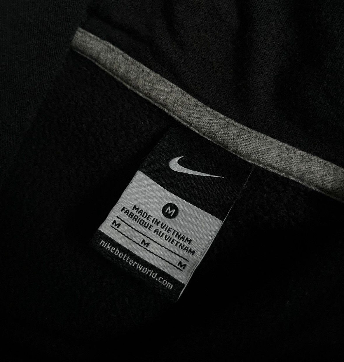 Nike × Vintage Vintage y2k Nike Center Swoosh Basketball Hoodie Size US M / EU 48-50 / 2 - 9 Thumbnail