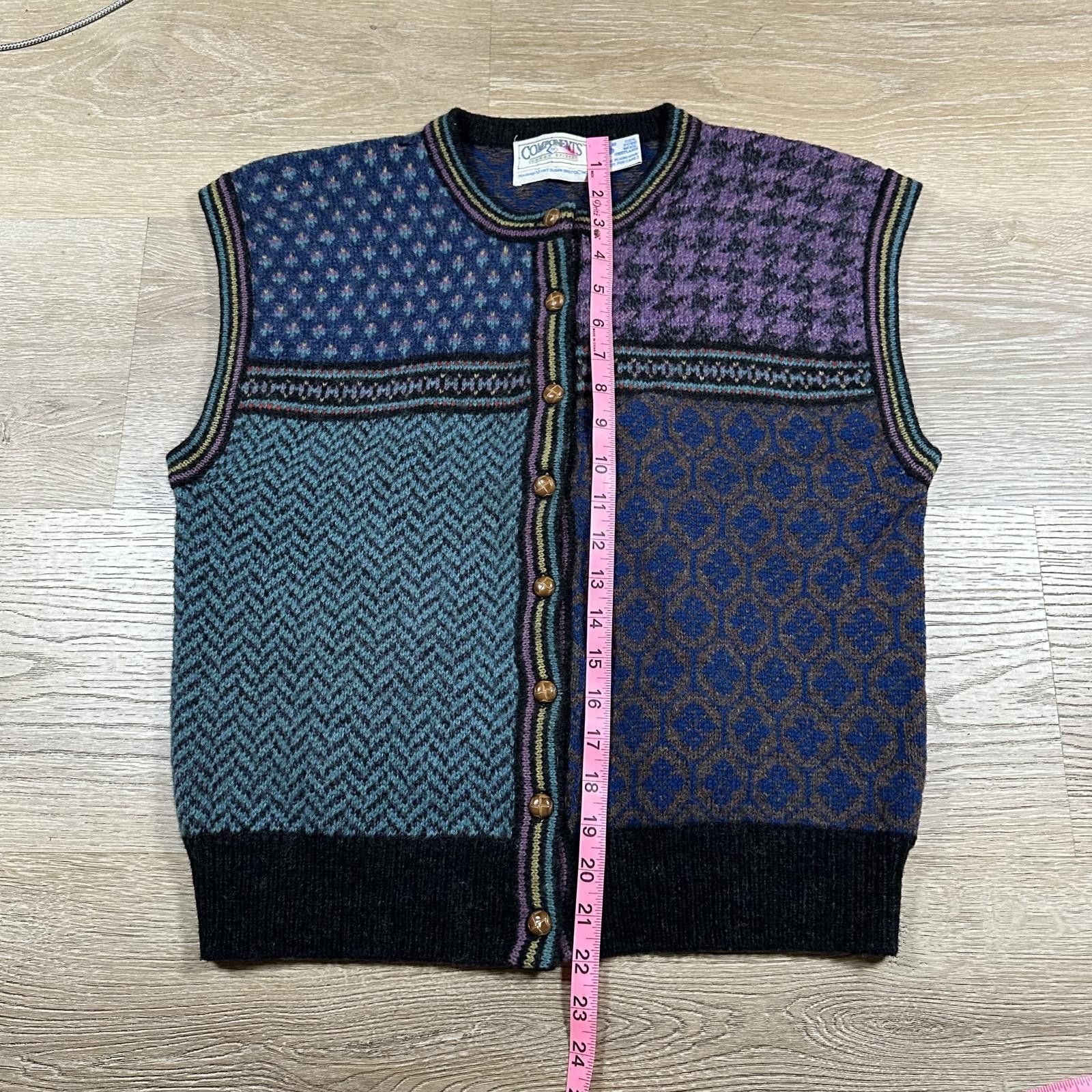 Other Components Susan Bristol sleeveless patchwork wool sweater Size M / US 6-8 / IT 42-44 - 7 Thumbnail