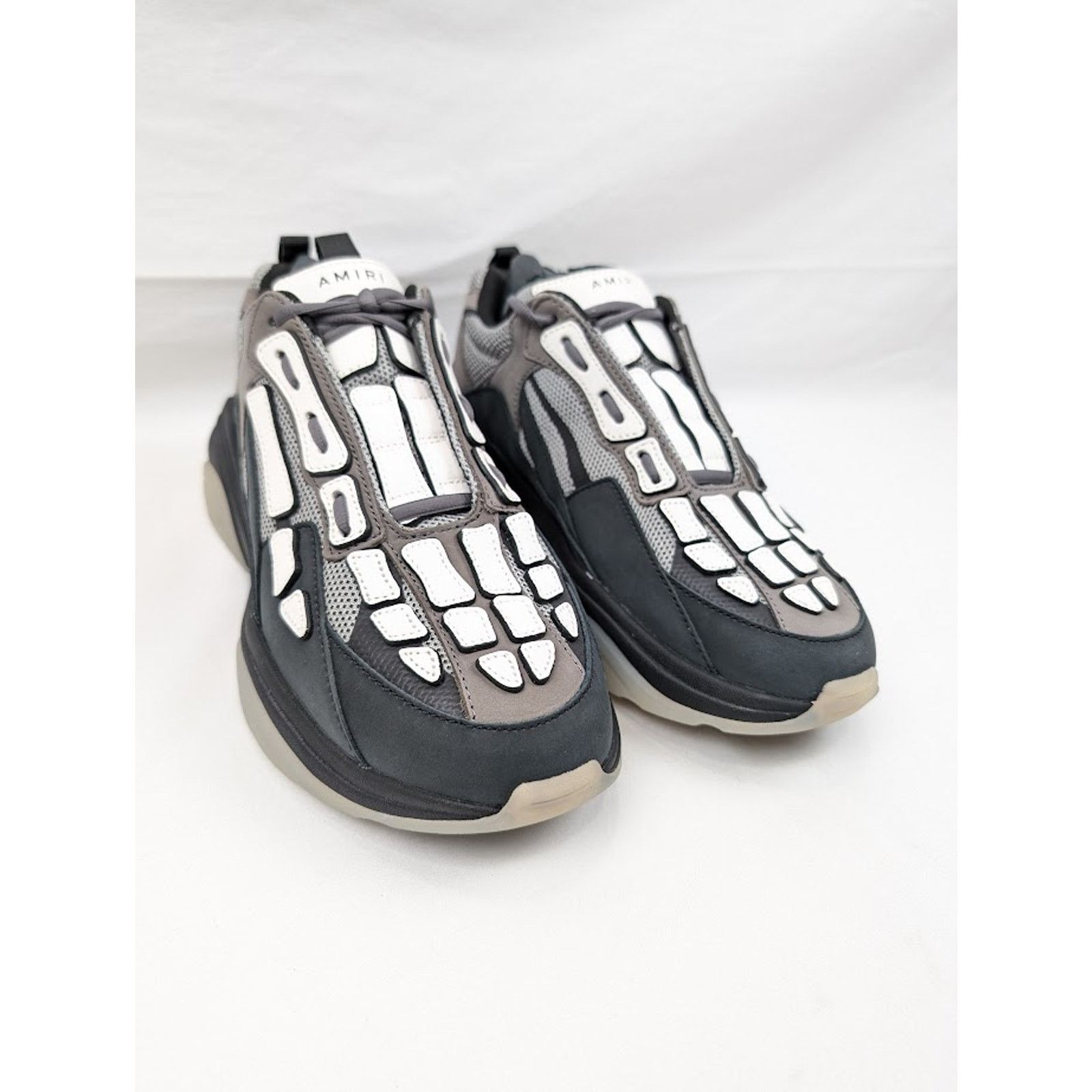 Amiri o1rshd1 Bone Runners in Black/Grey Size US 11 / EU 44 - 15 Thumbnail