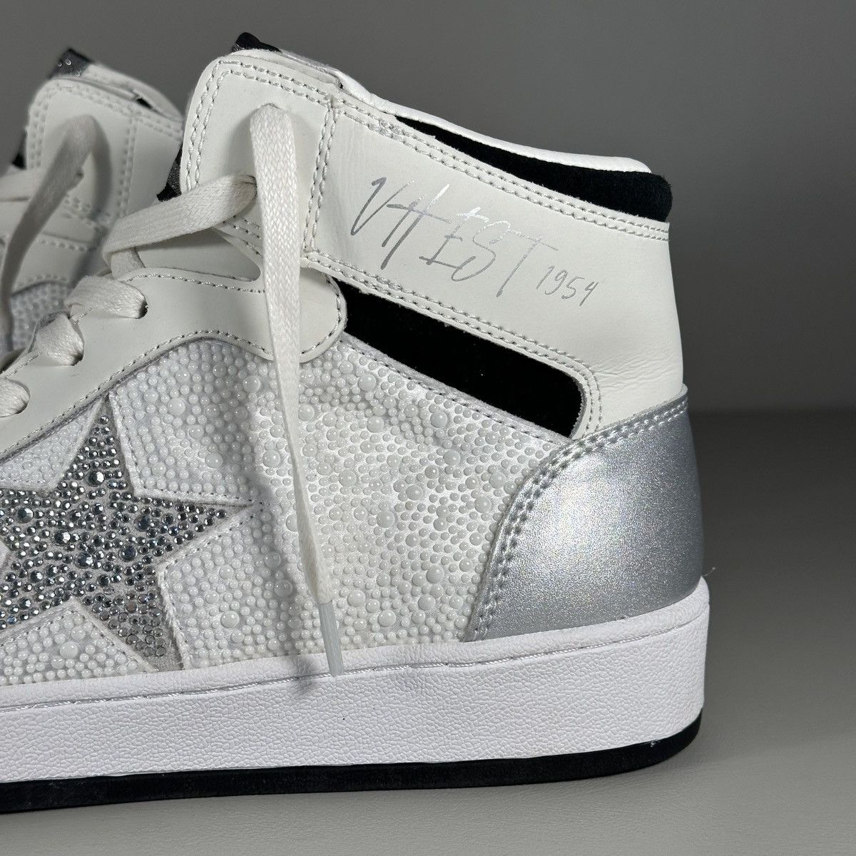 Vintage Havana Vintage Havana Dream High Top Sneakers Pearl Rhinestone Mix Size US 11 / IT 41 - 2 Thumbnail
