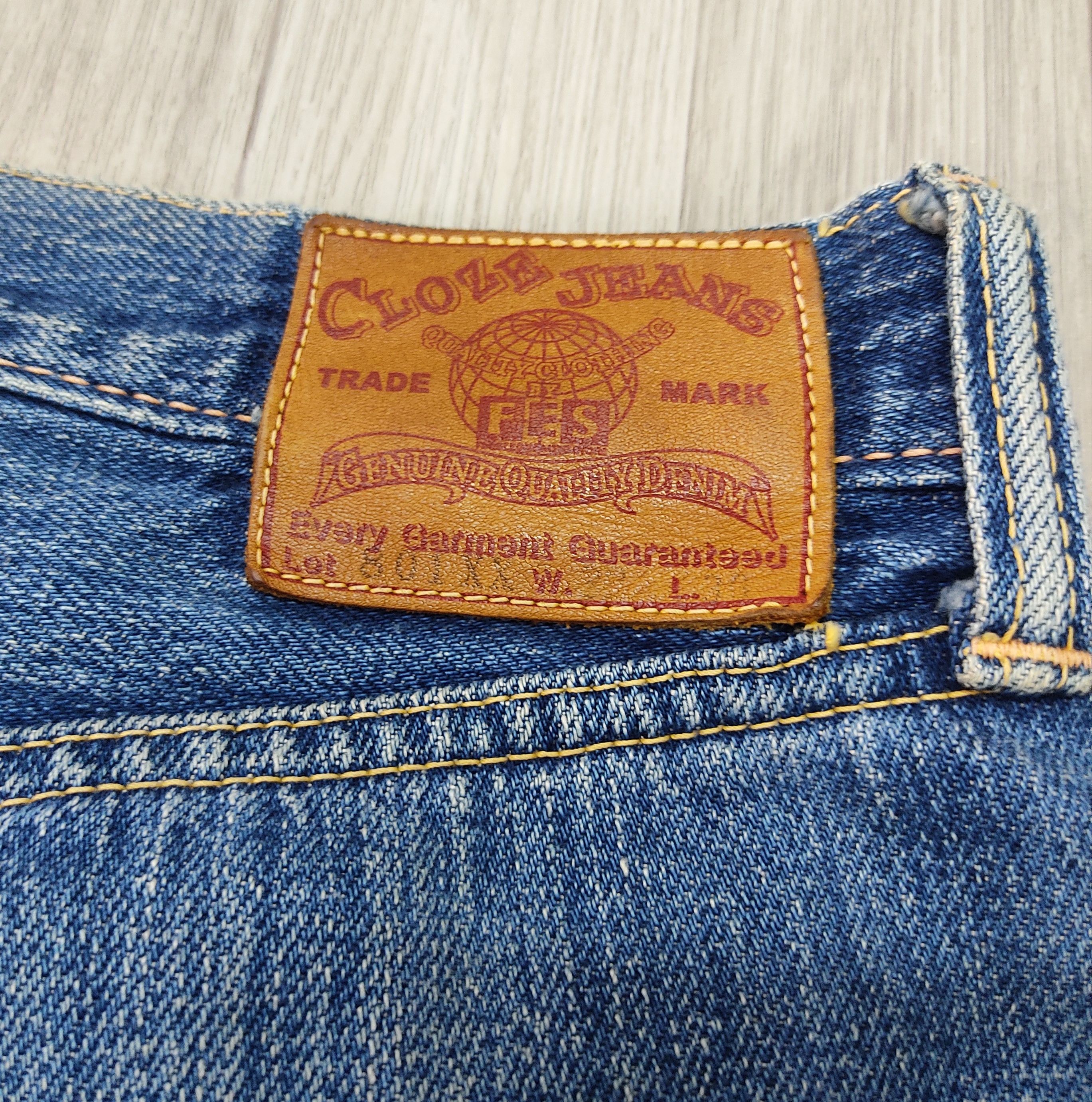 Japanese Brand Vintage Cloze Jeans Distressed Selvedge Denim Pants Size US 32 / EU 48 - 12 Thumbnail