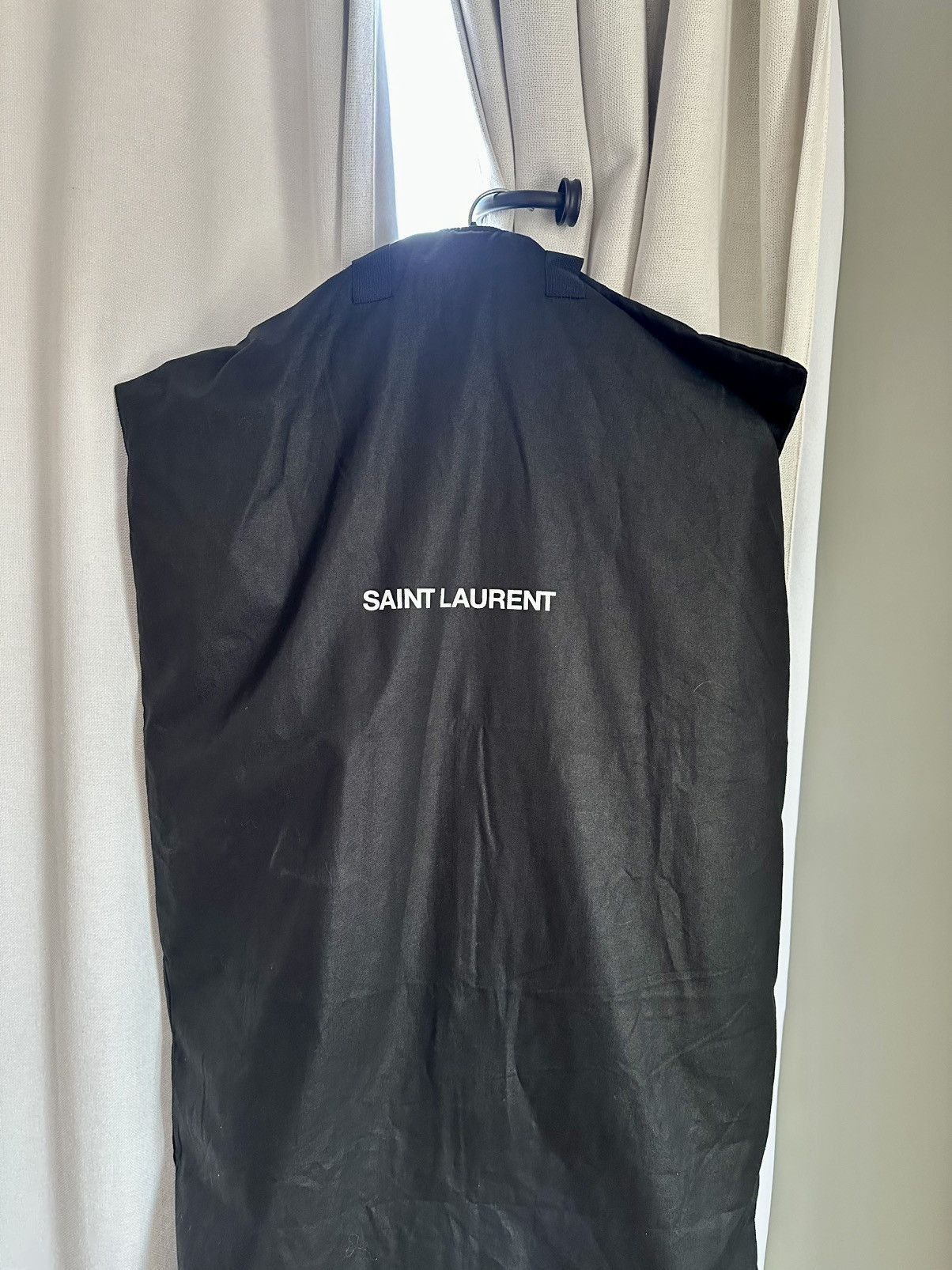 Saint Laurent Paris Hedi Slimane Moto Cafe Leather Jacket Size US L / EU 52-54 / 3 - 6 Thumbnail