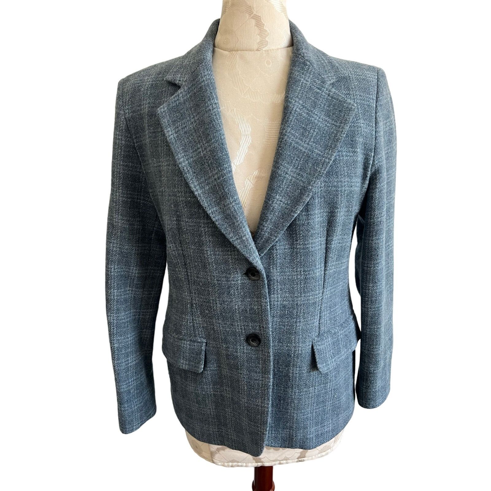 Pendleton Pendleton Women's Plaid Wool Blend Blue Jacket Petite Size 8 Size M / US 6-8 / IT 42-44 - 1 Thumbnail