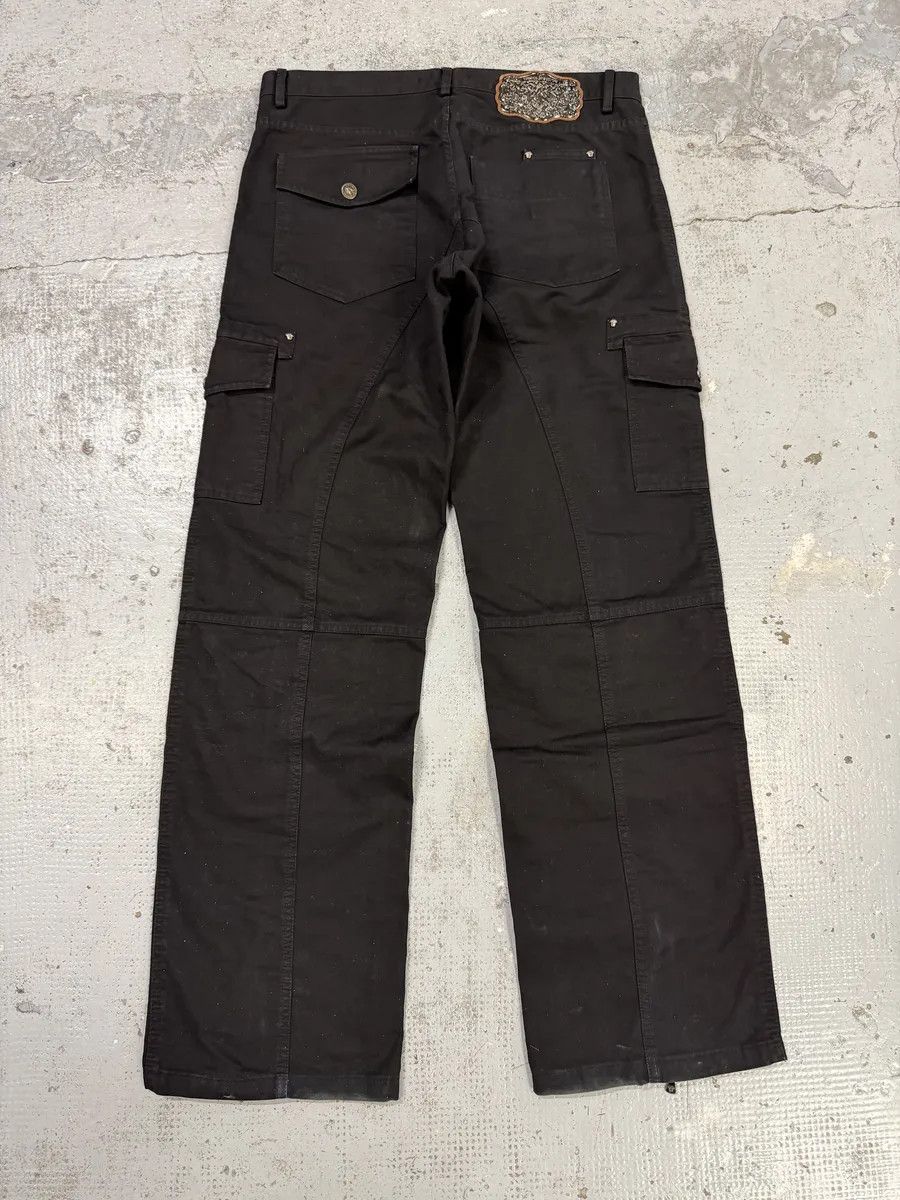 Versace AW2003 Versace Black Utility Cargo Pants Size US 33 - 5 Thumbnail