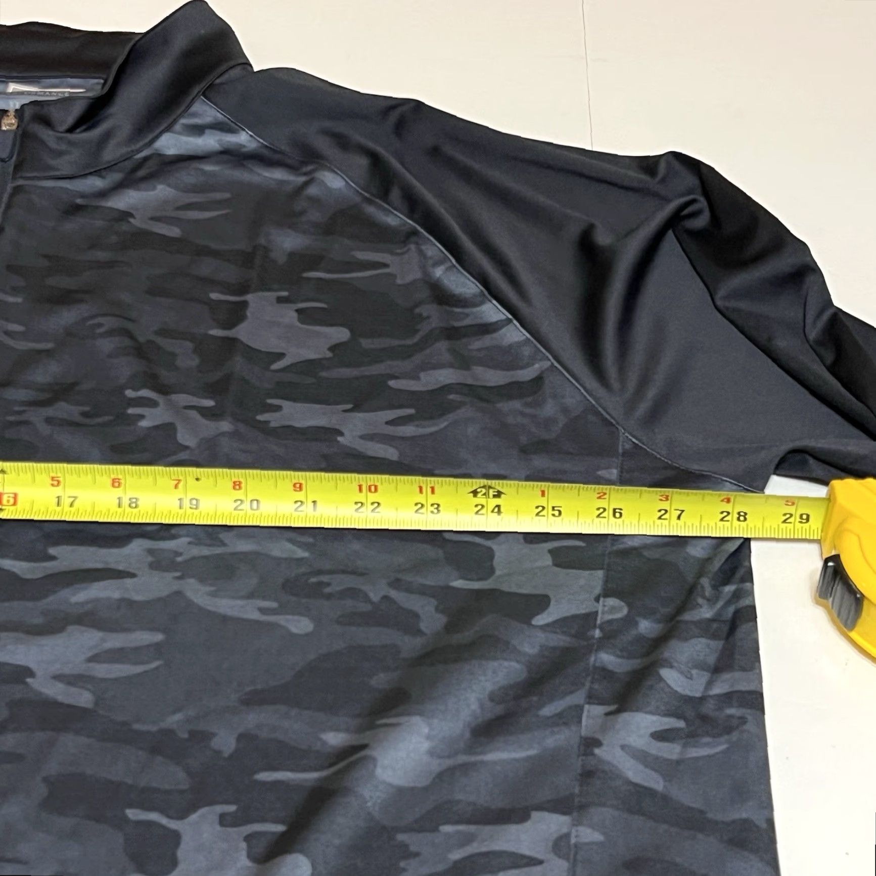 Vintage Ahead Performance Quarter Zip Mens 3XL Blue Camo Logo Golf Pullover Regular Size US XXL / EU 58 / 5 - 5 Thumbnail