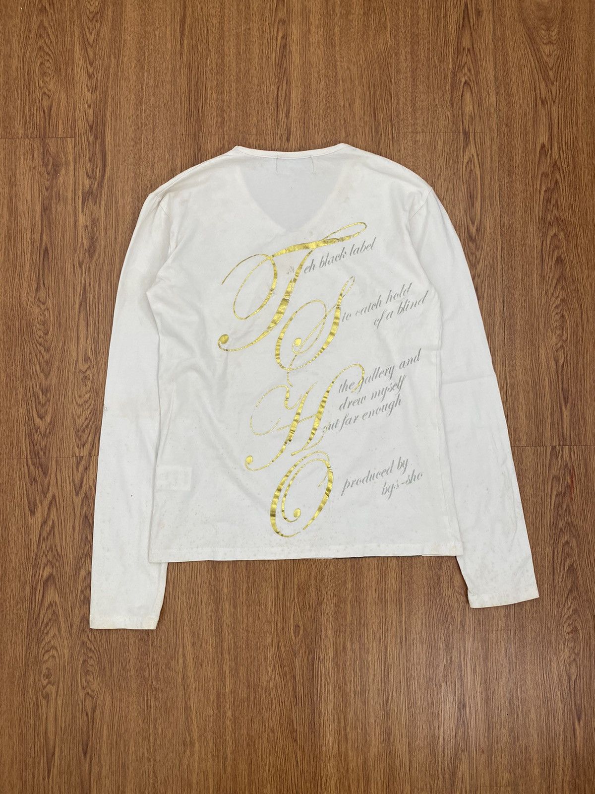 If Six Was Nine × Japanese Brand × Le Grande Bleu (L.G.B.) Berningsho X Black label LS Size US L / EU 52-54 / 3 - 2 Thumbnail