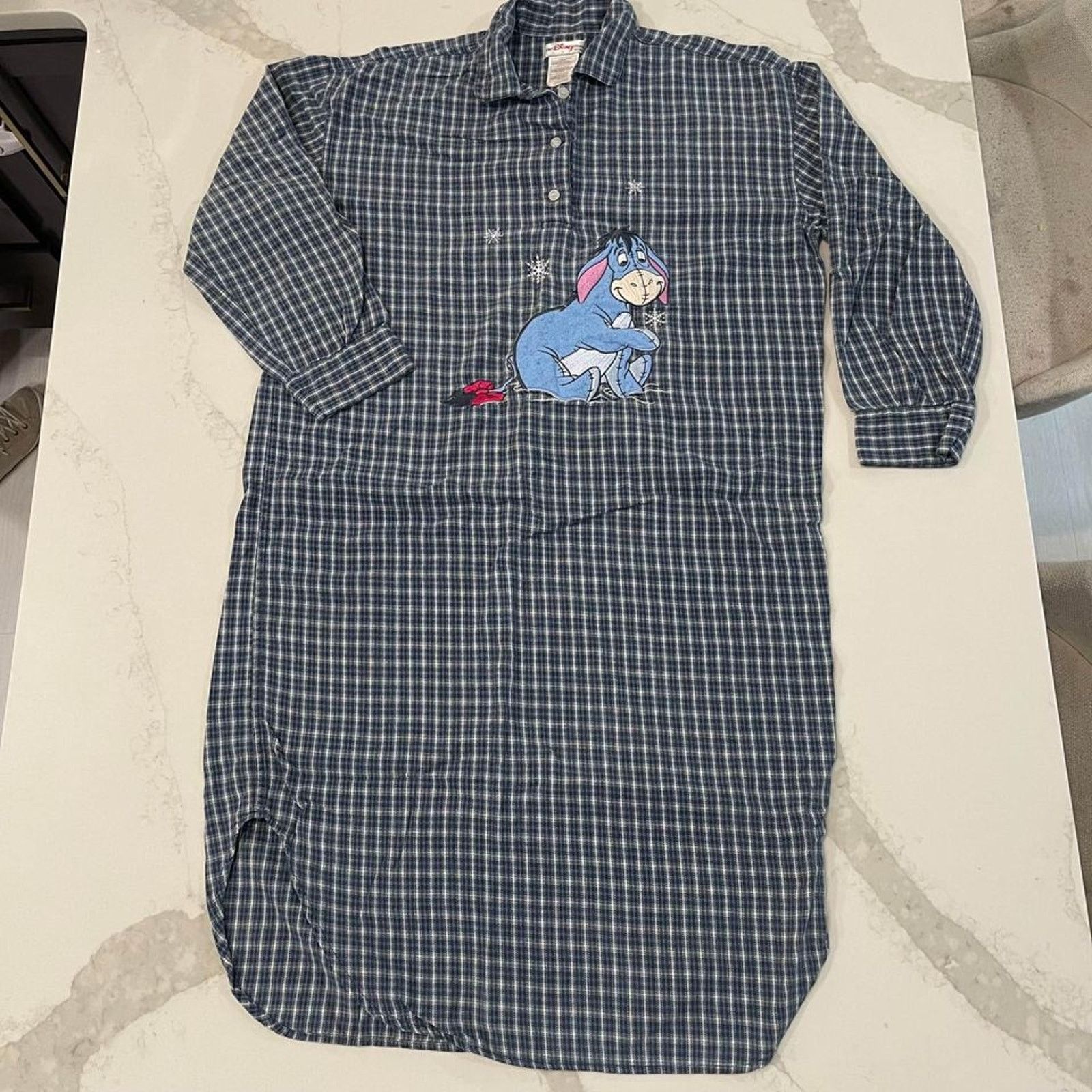 Disney Disney Eeyore Winnie The Pooh Flannel Sleep Shirt Women S/M Size M / US 6-8 / IT 42-44 - 1 Thumbnail