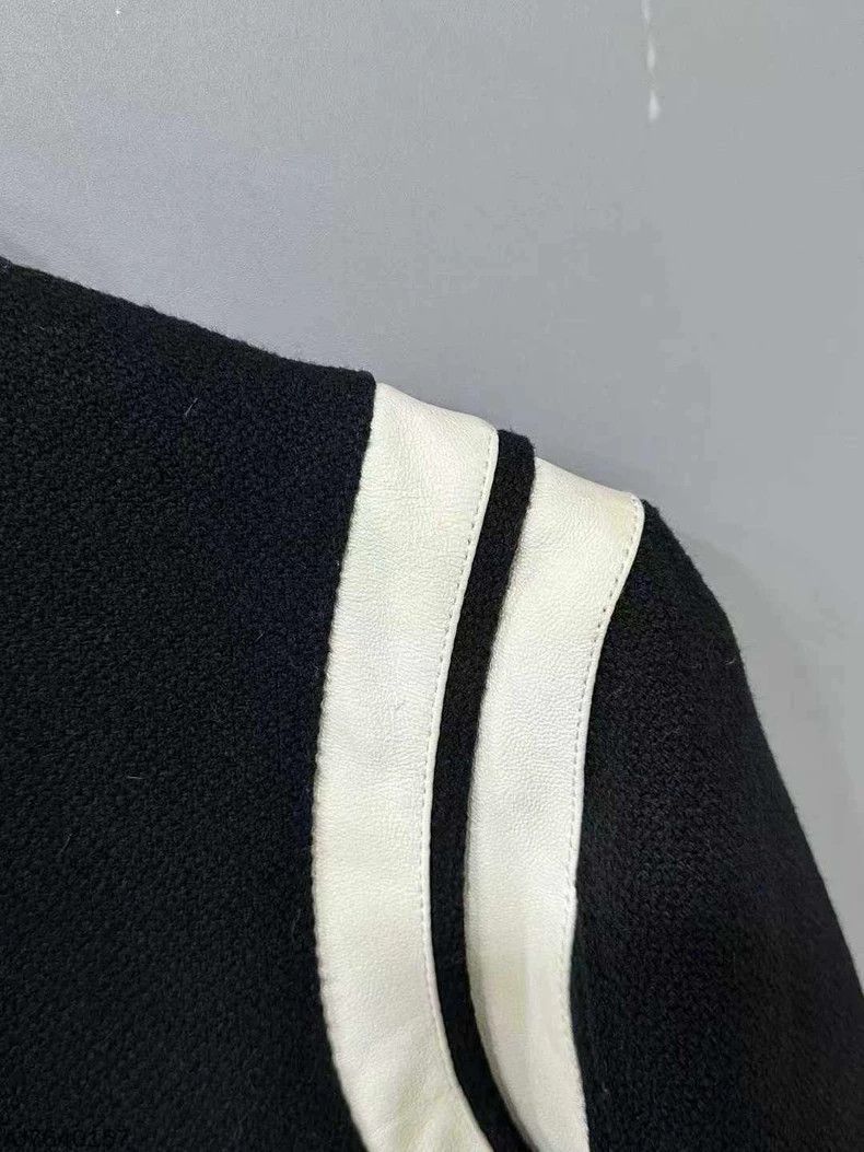 Saint Laurent Paris Saint Laurent ParisBlack and white Teddy jacket 2504-Nexta Size XS / US 0-2 / IT 36-38 - 5 Thumbnail